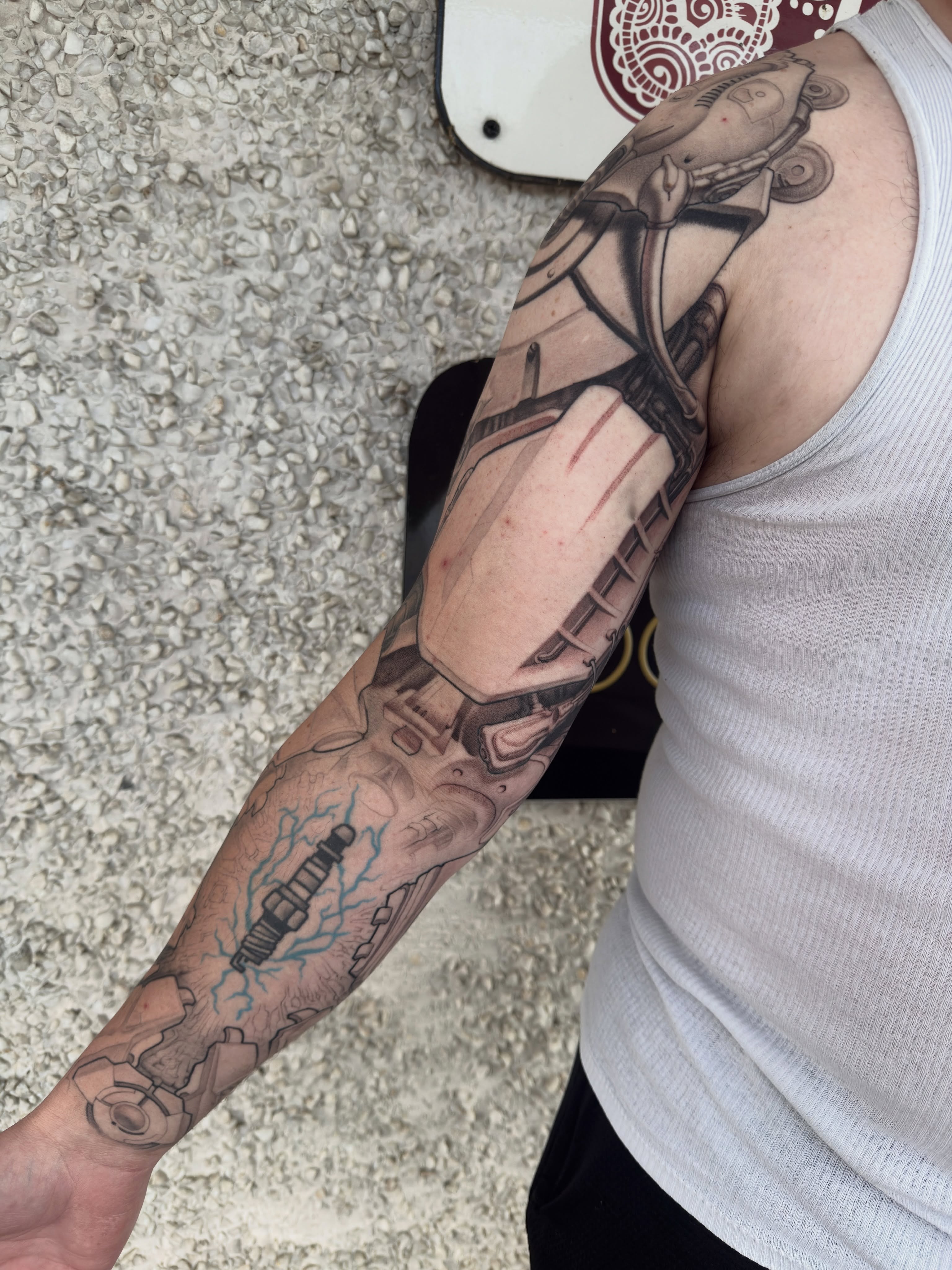 Tattoo by @jakekirkdoesthemtattoos — black_and_grey