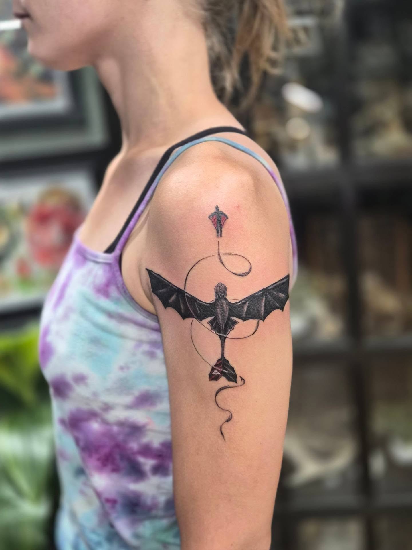 Tattoo by @teresarosetattoos โ black_and_grey
