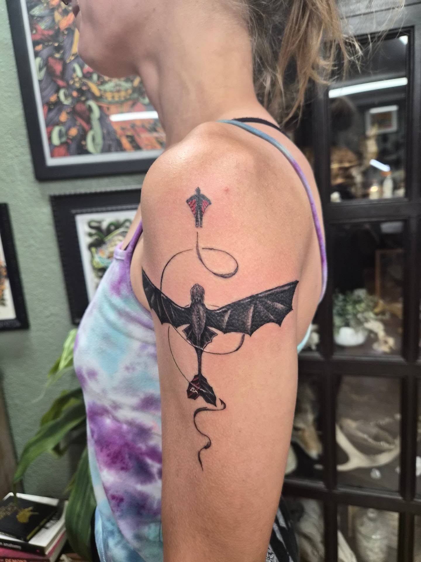 Tattoo by @teresarosetattoos โ black_and_grey