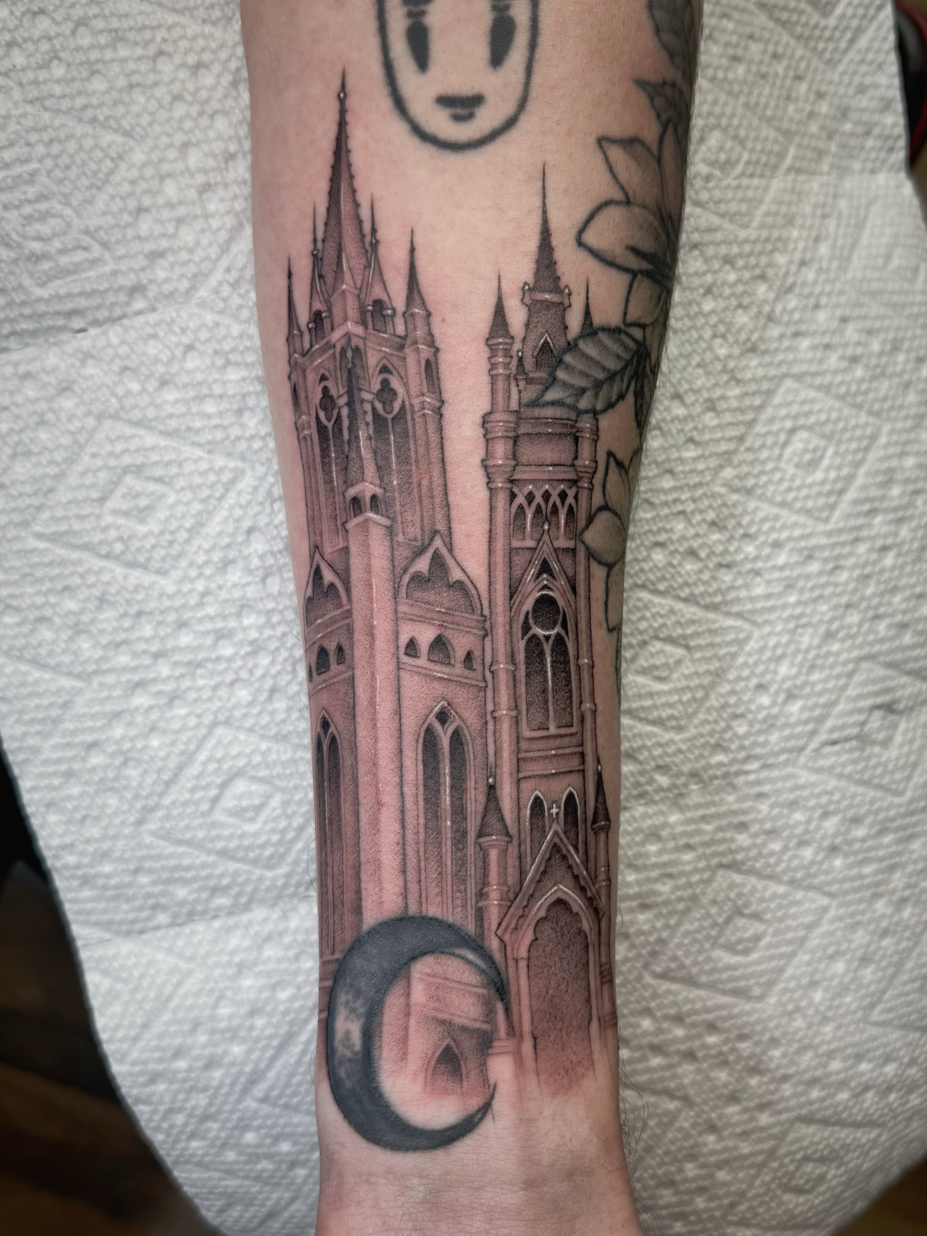 Tattoo by @audreymicheletattoos — realism, black_and_grey