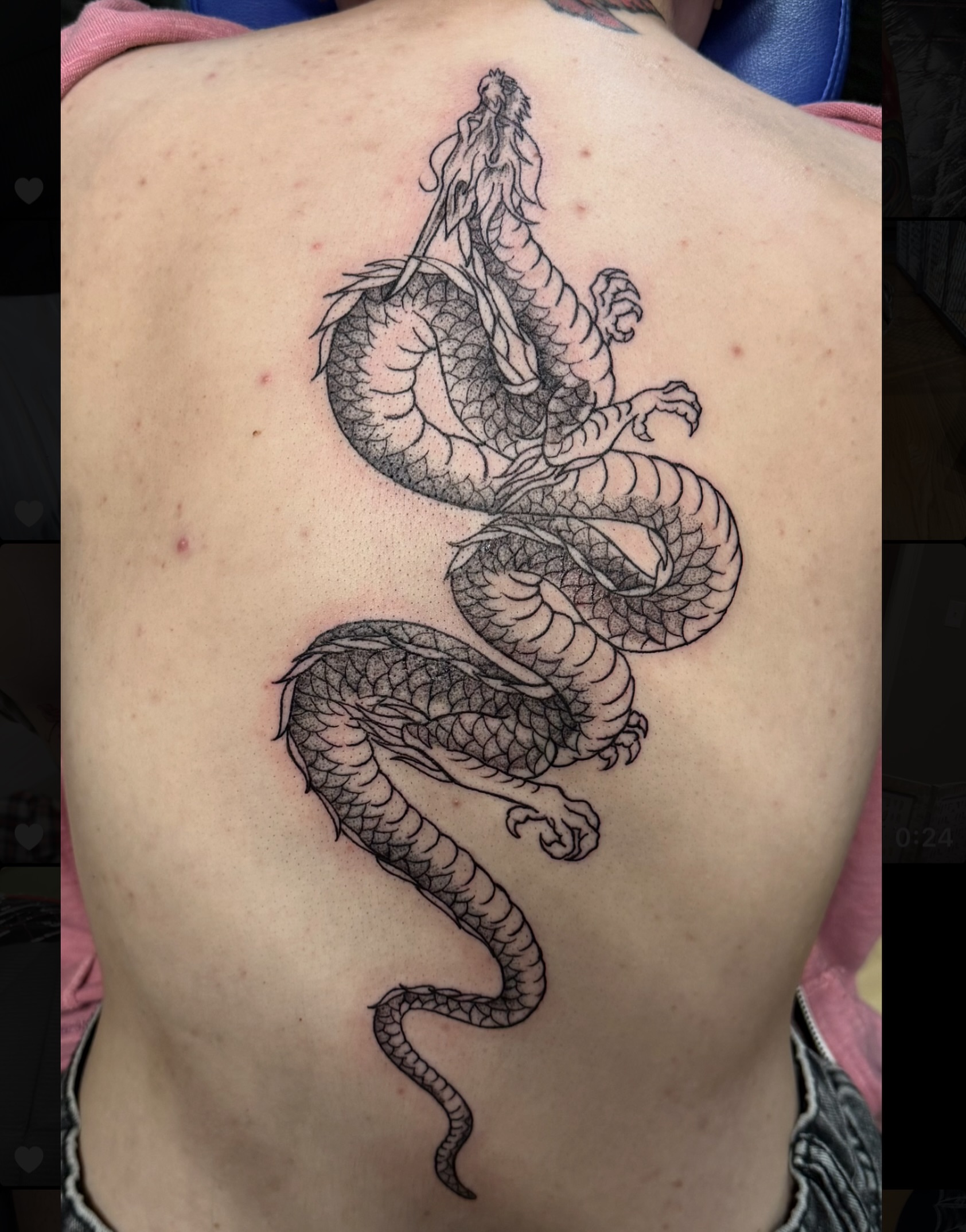Tattoo by @tylerboltink — black_and_grey
