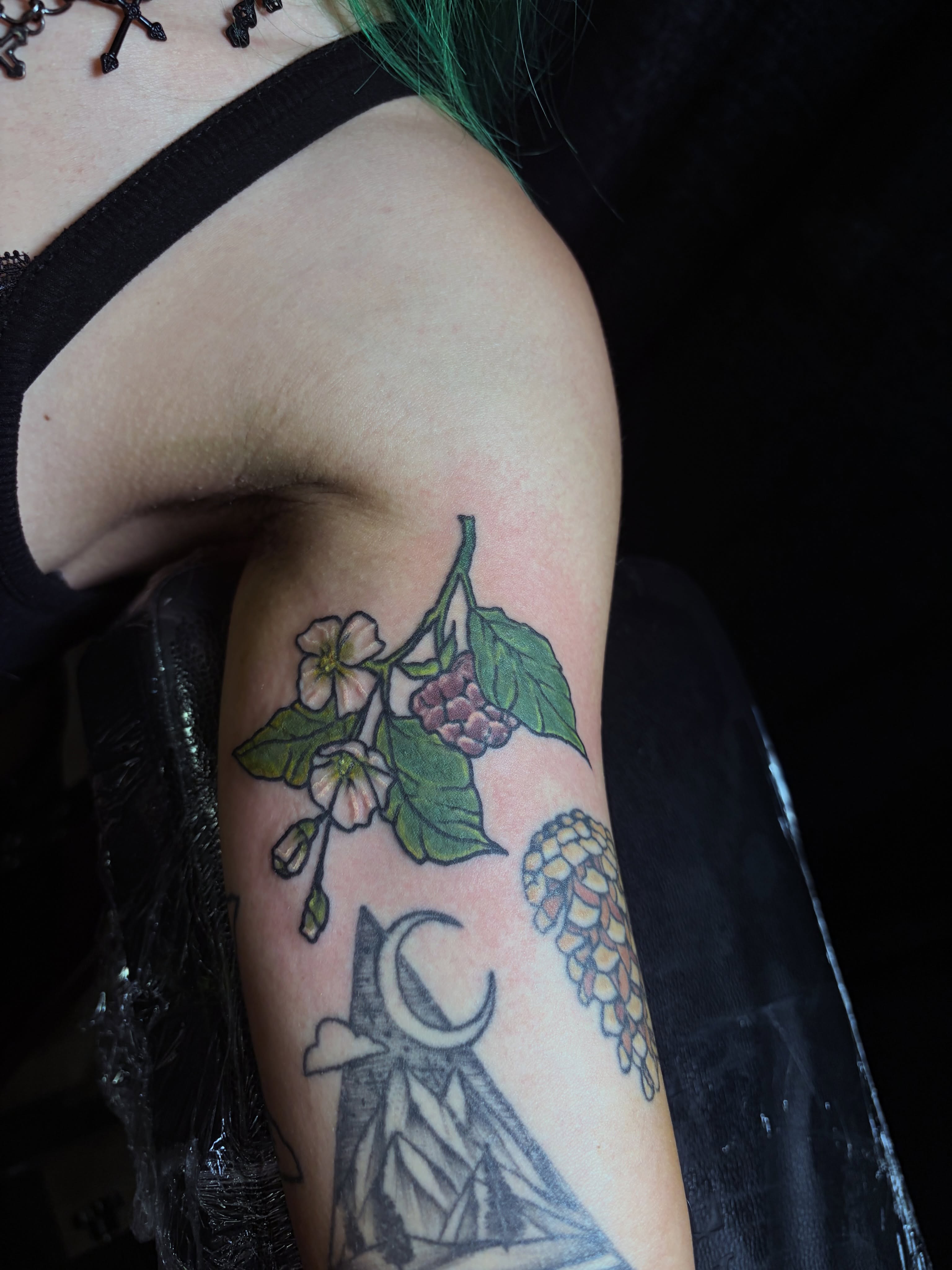 Tattoo by @carlentatooine — american_traditional, dotwork
