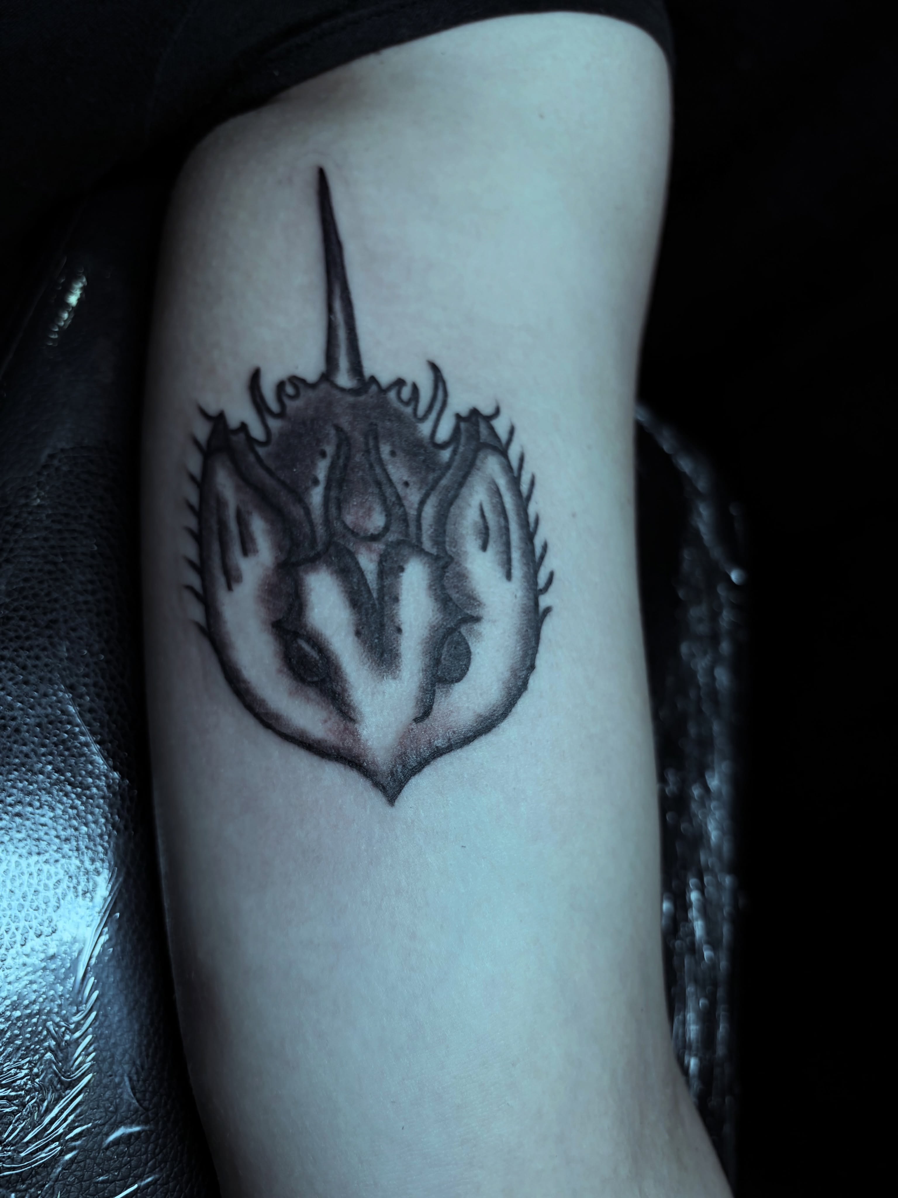 Tattoo by @carlentatooine — black_and_grey