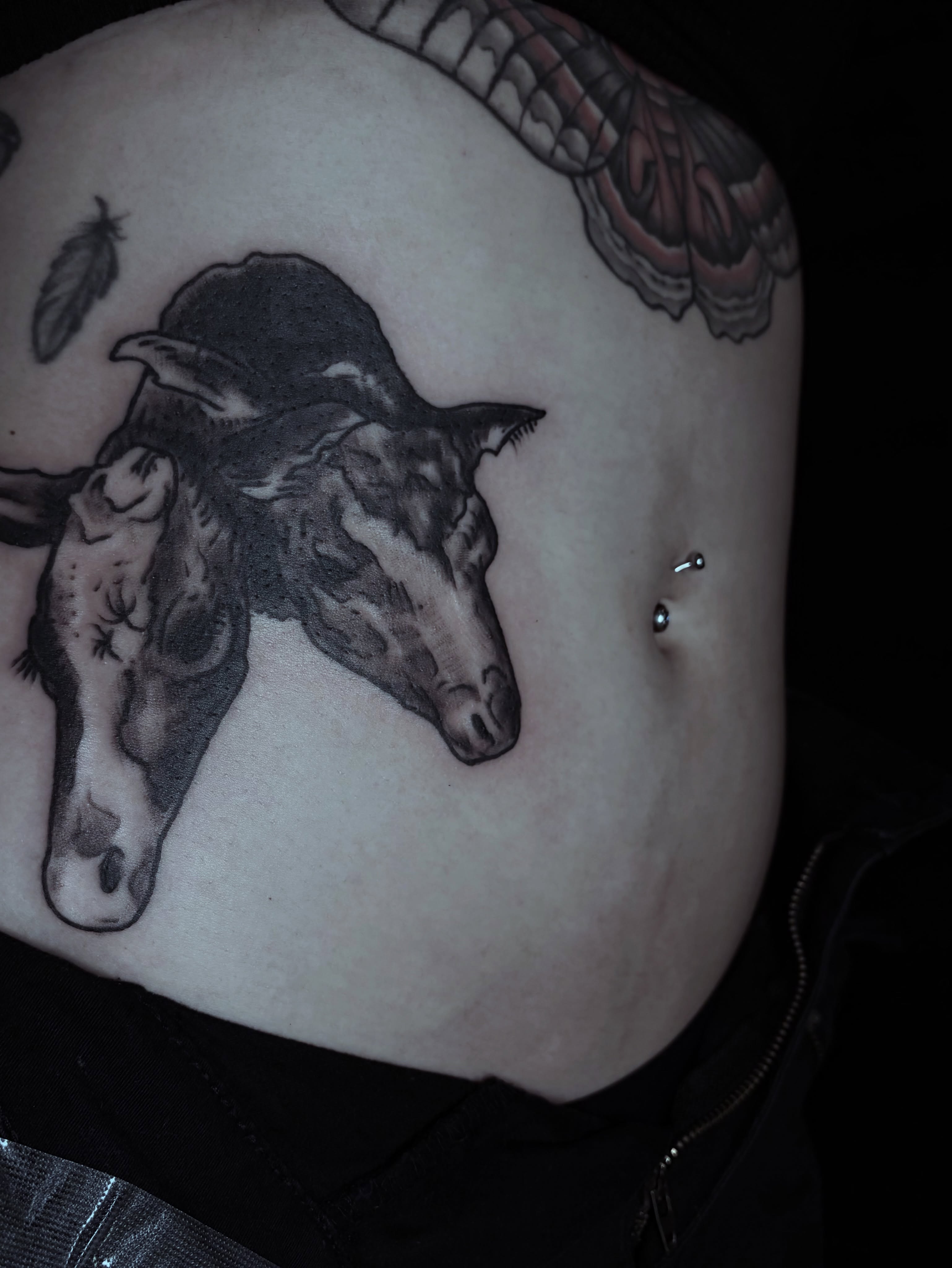 Tattoo by @carlentatooine — black_and_grey, realism