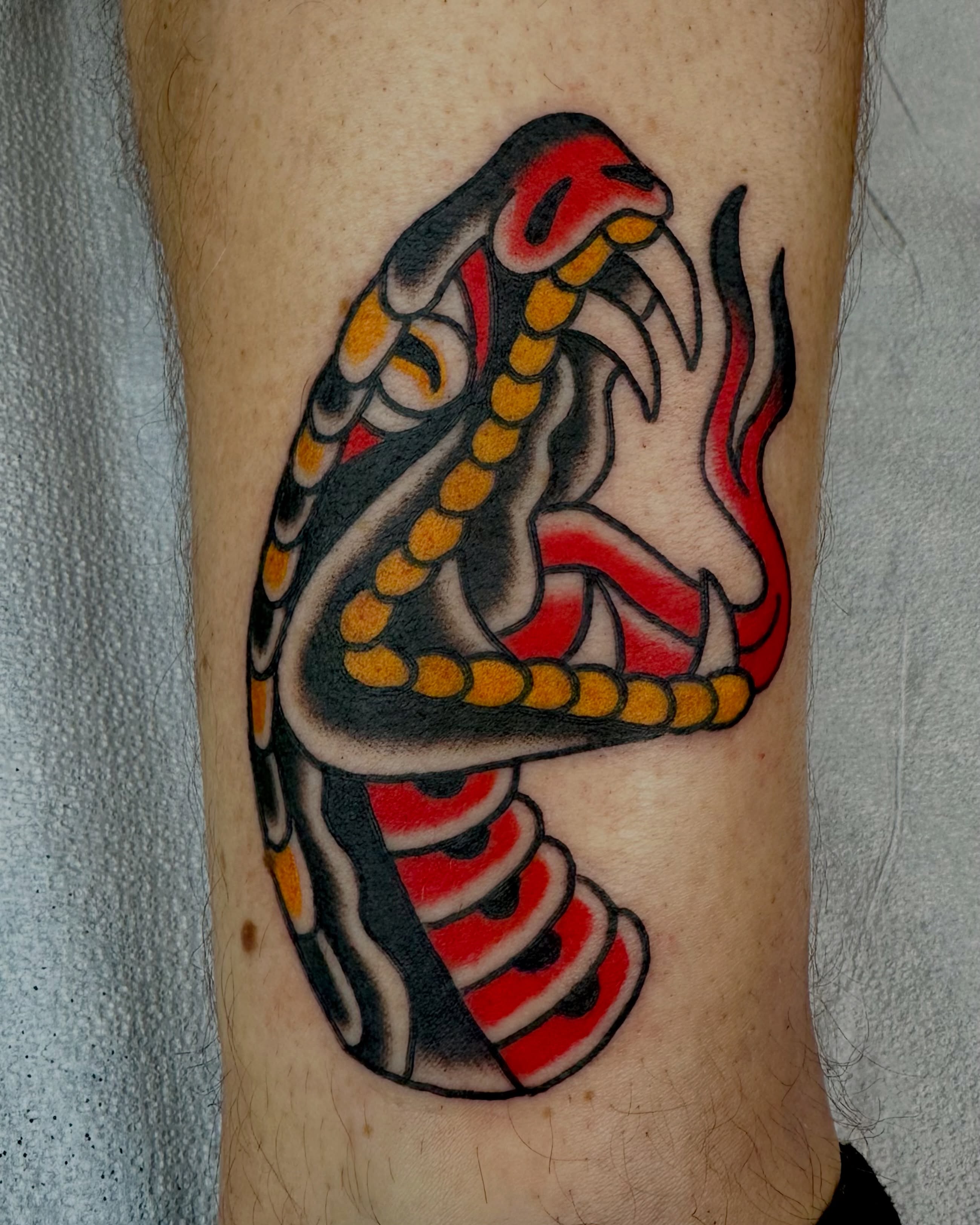 Snake American traditional tattoo on the forearm by β₯ππππππβ₯ππππβ₯ Traditional Tattoos