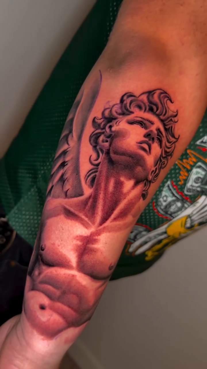 Tattoo by @dannys_tattoo_official — realism, black_and_grey