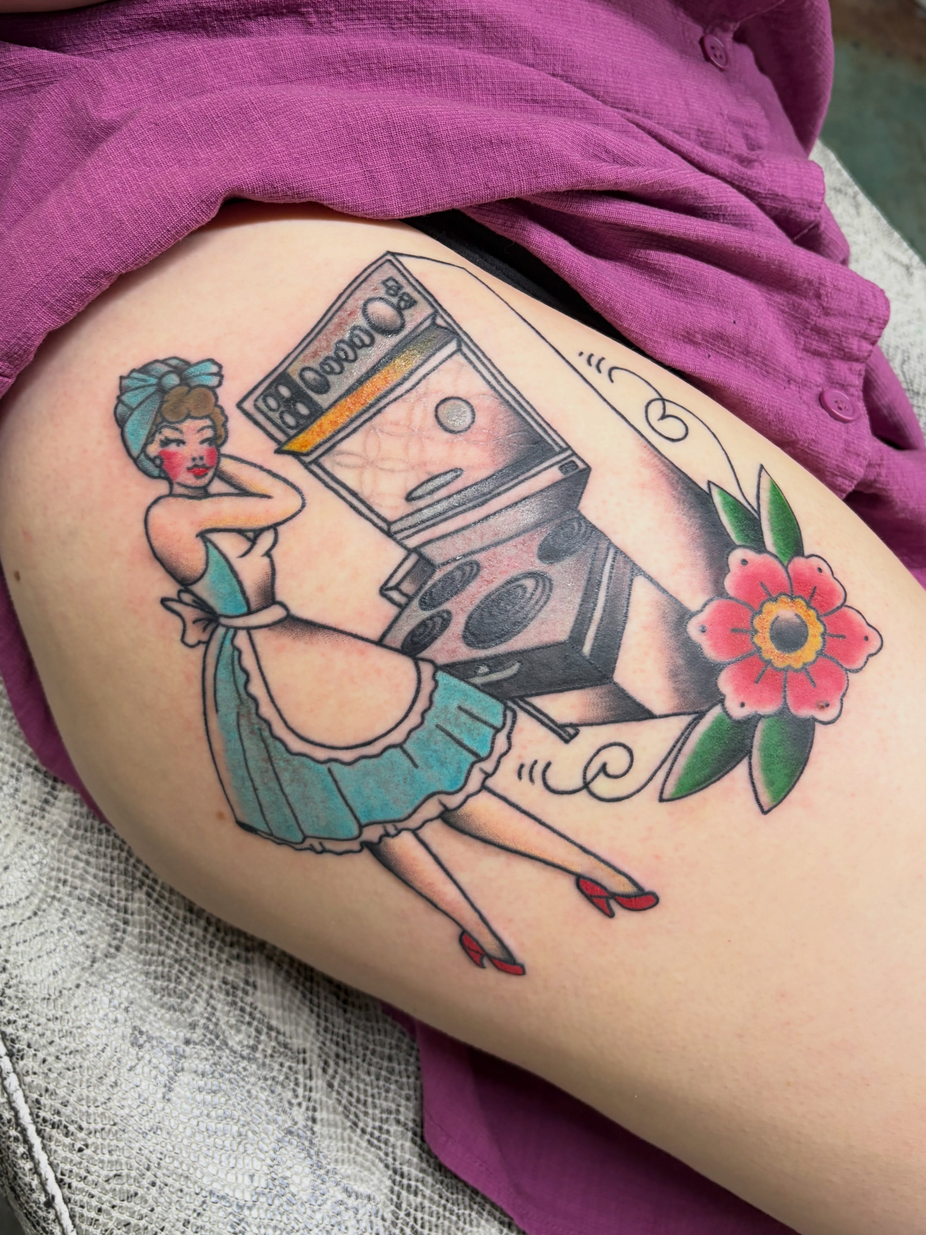 Tattoo by @heifbeantattoos — american_traditional
