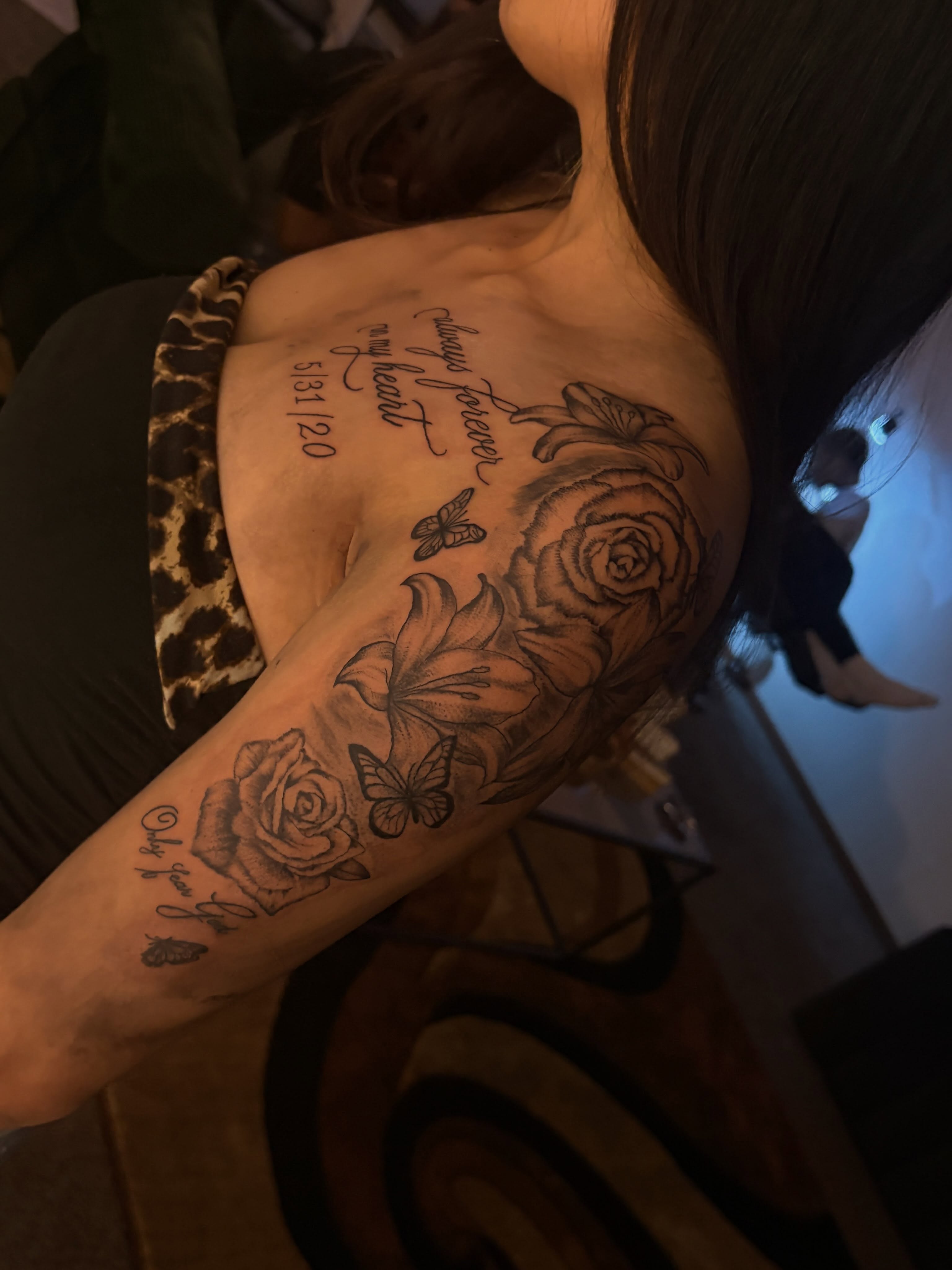 Tattoo by @winniinks — black_and_grey