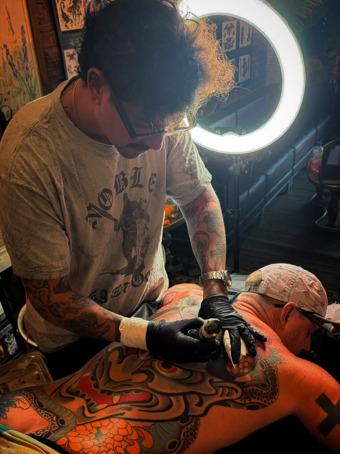 Tattoo by @scabtender — new_school, dotwork