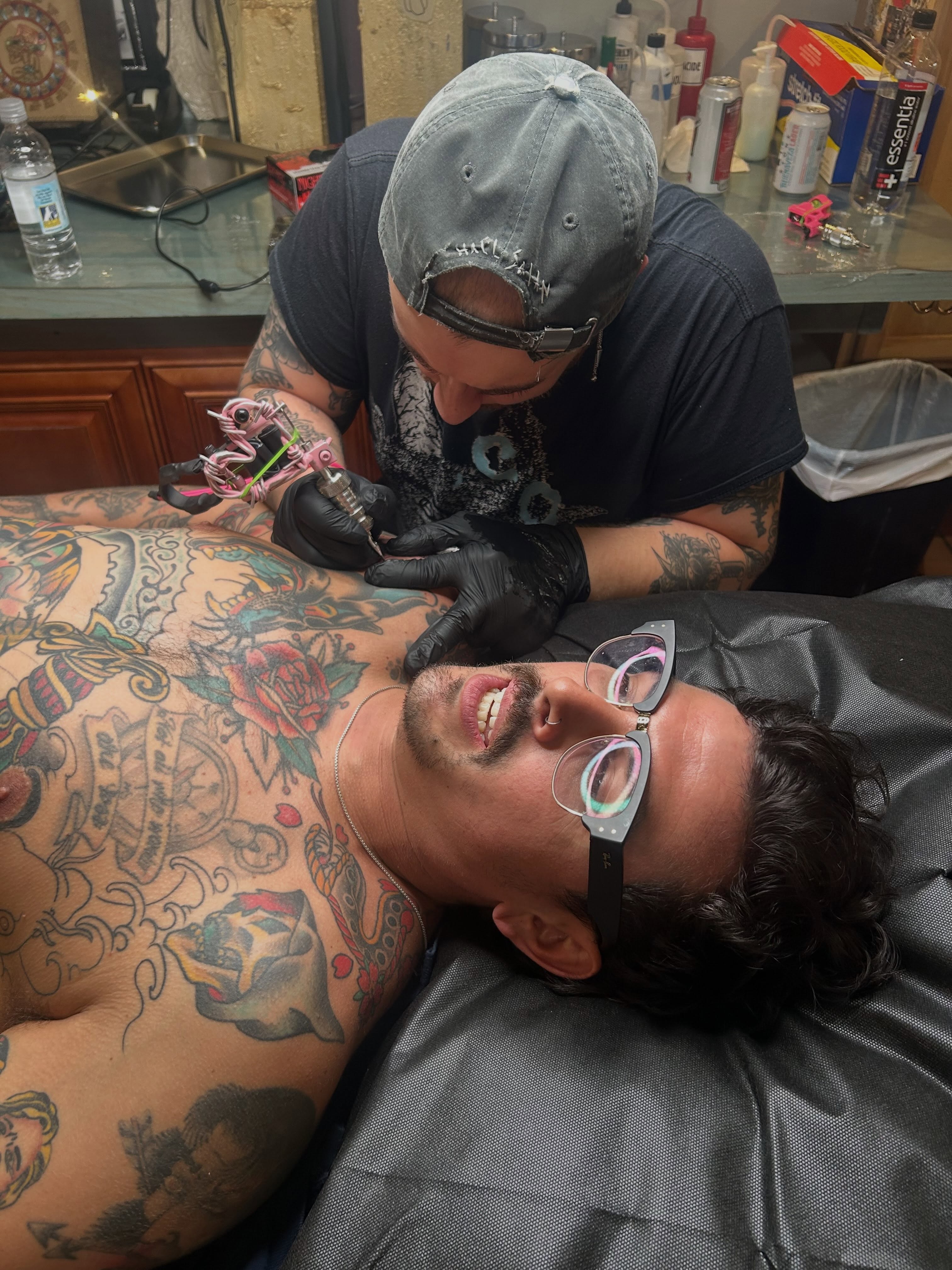 Tattoo by @scabtender — american_traditional, new_school