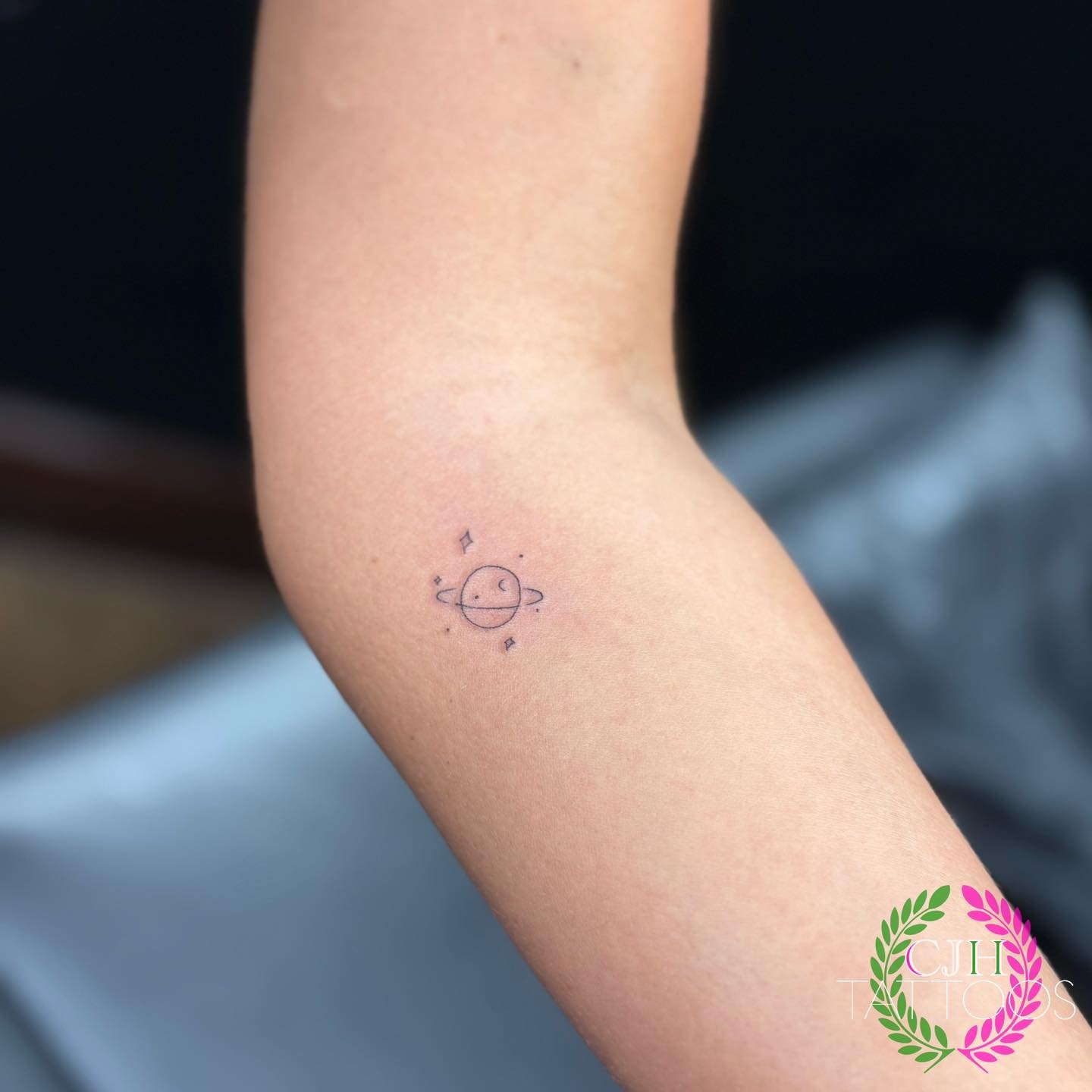 Tattoo by @cjhtattoos — geometric