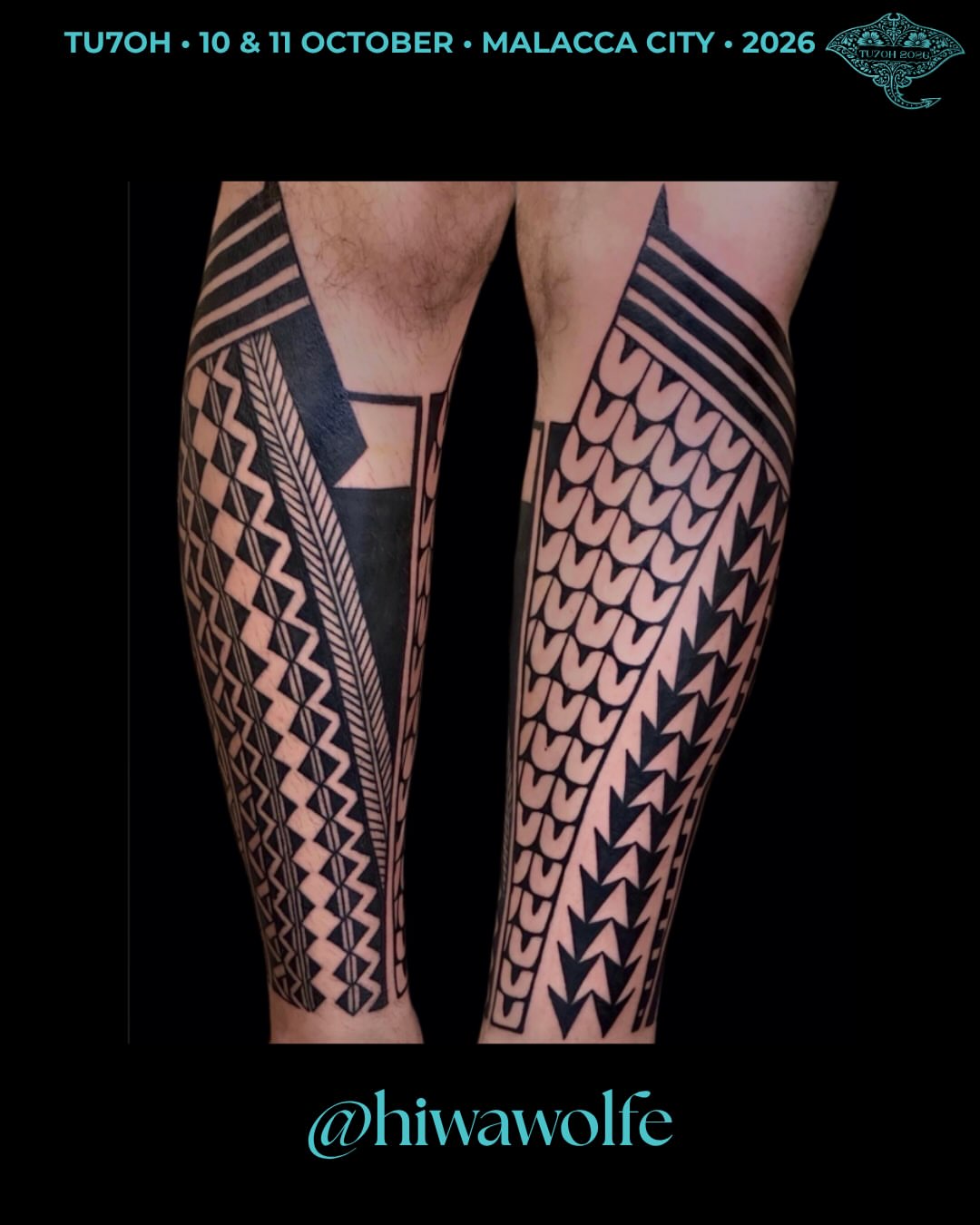 Tattoo by @hiwawolfe — tribal