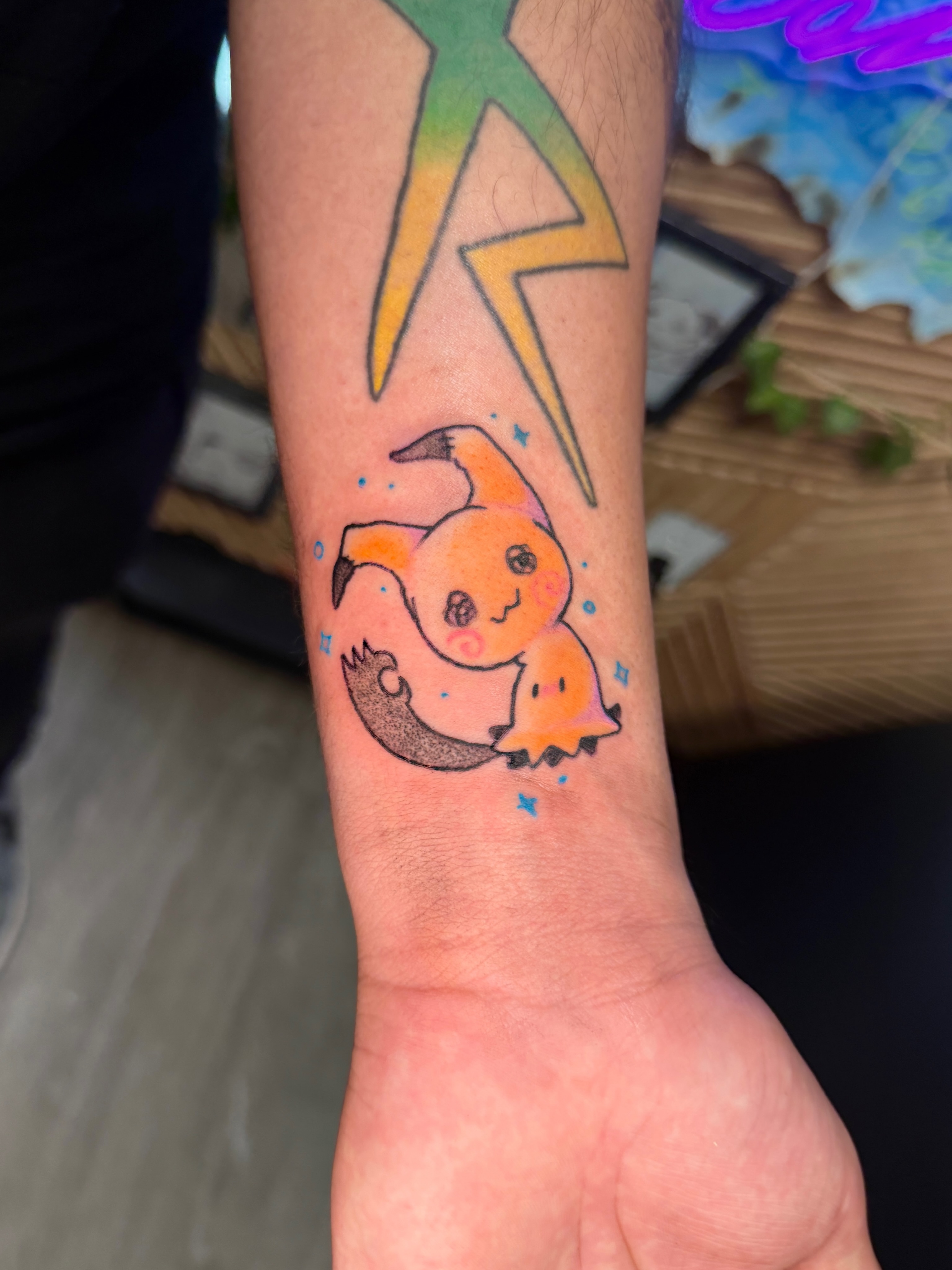Tattoo by @shrimple.tattoos — watercolor
