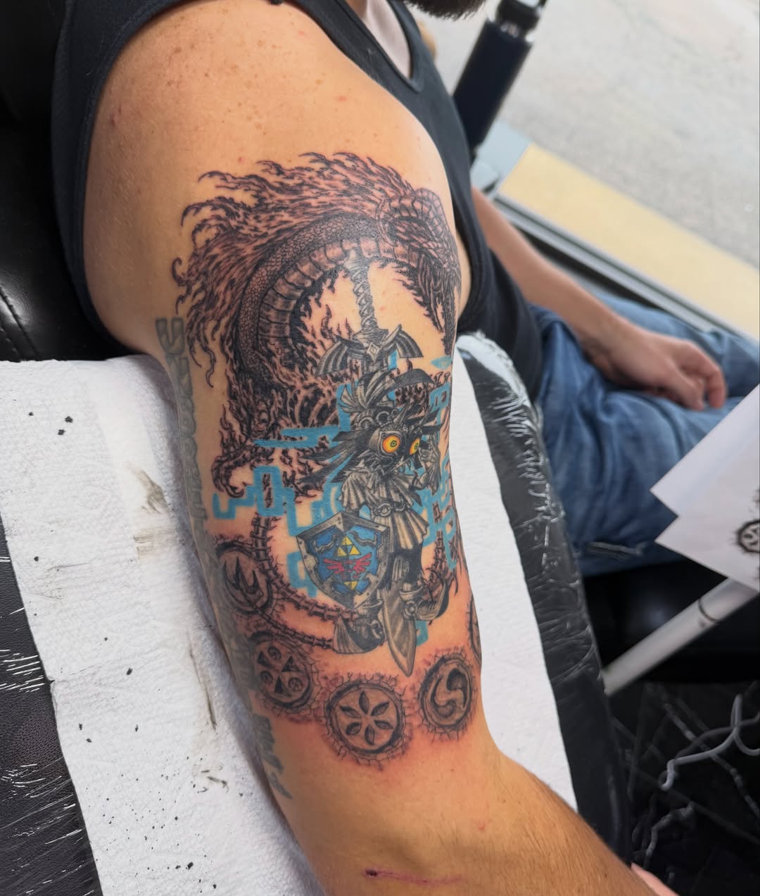 Tattoo by @jinx_ryder — geometric, illustrative