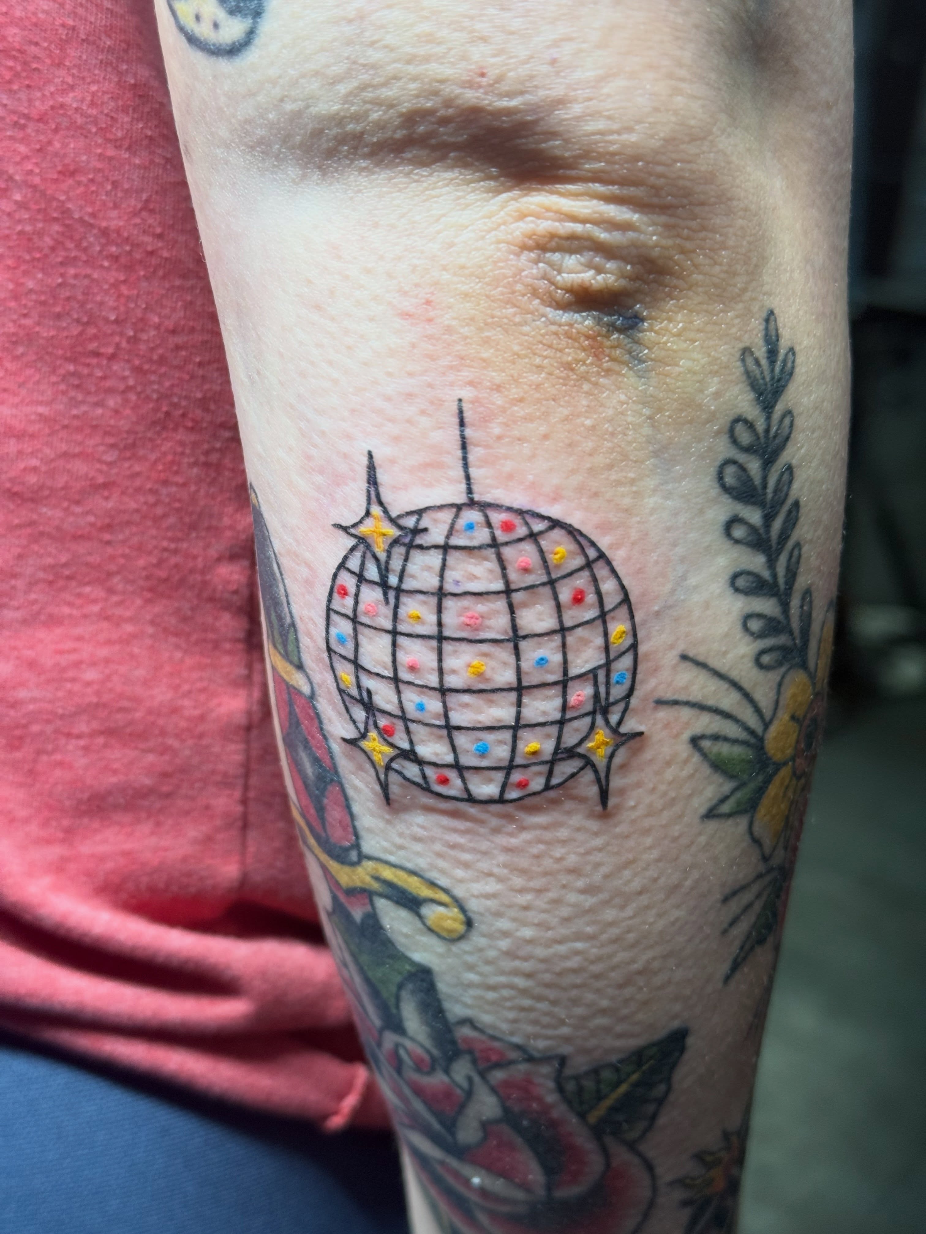 Tattoo by @sloastattoos — dotwork, geometric