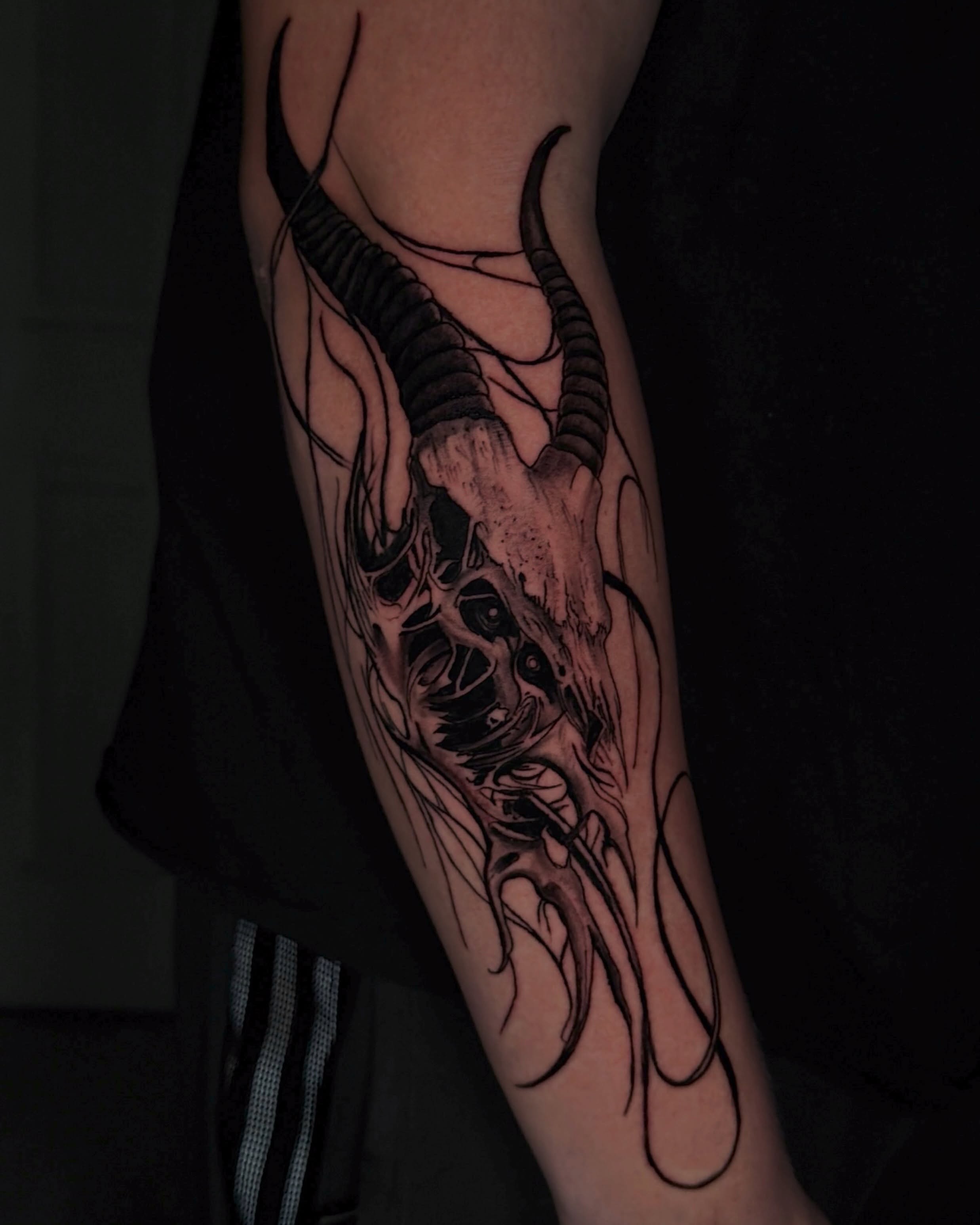 Tattoo by @deadeyetattoos — black_and_grey, realism