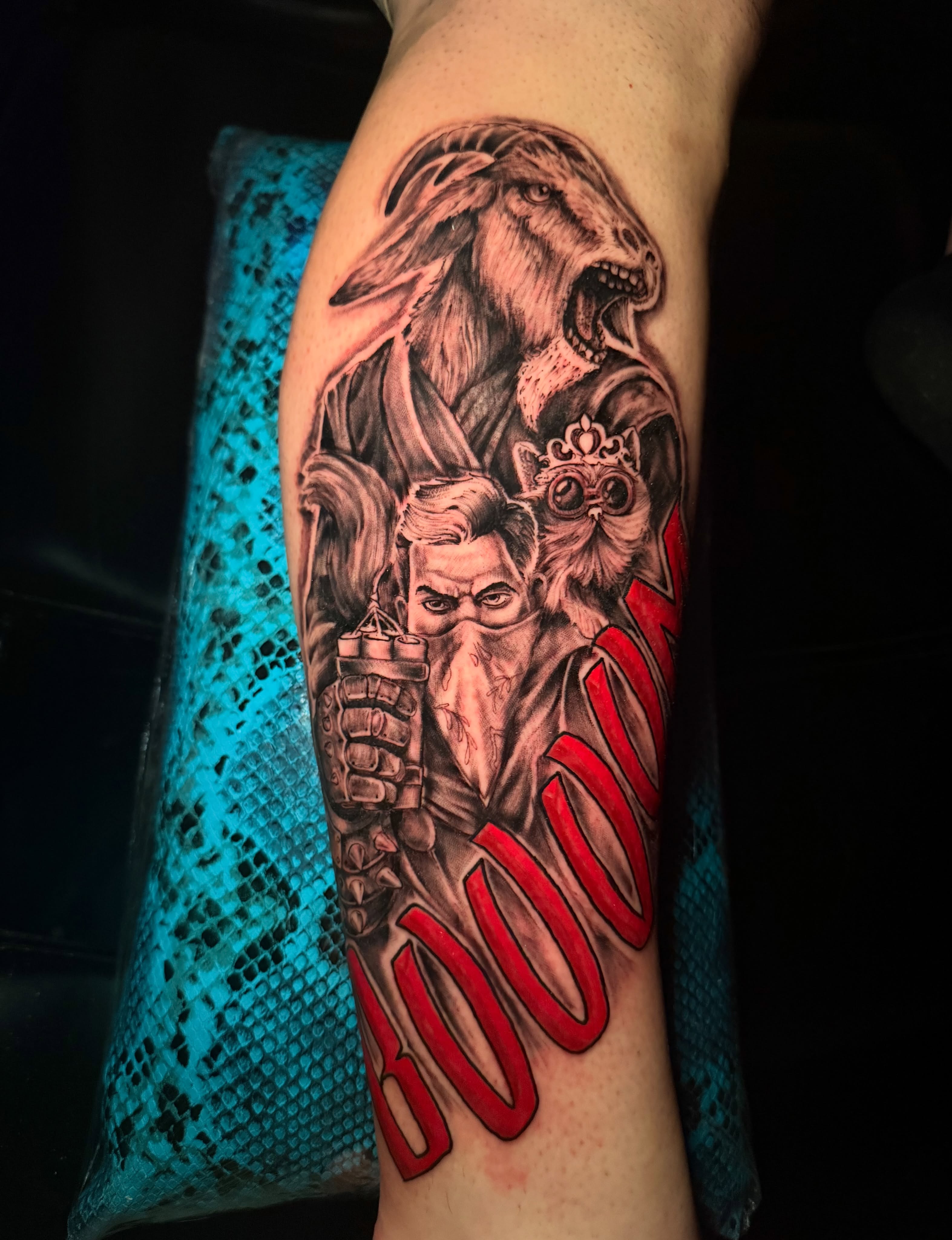 Tattoo by @garrett.morrell — black_and_grey, realism