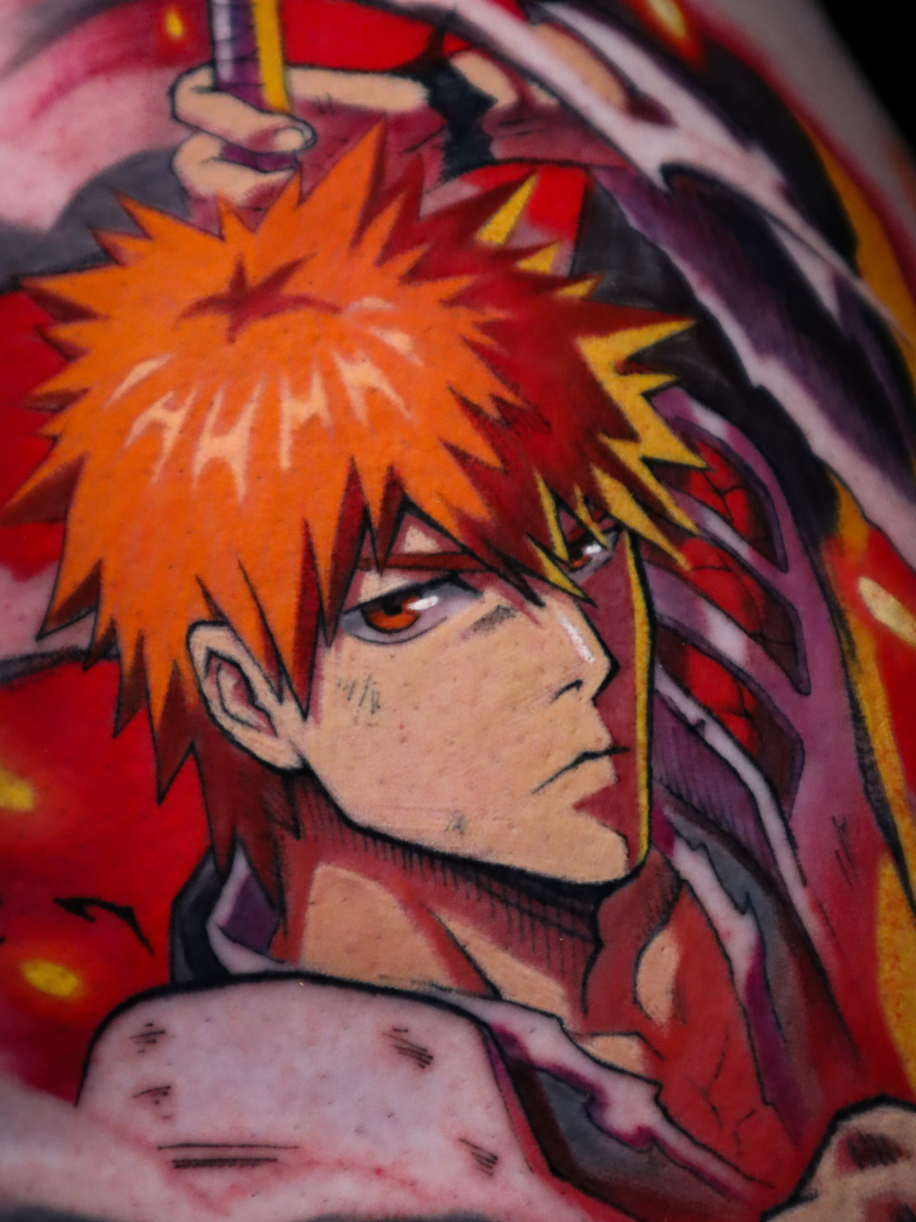 Tattoo by @jesusblones — anime