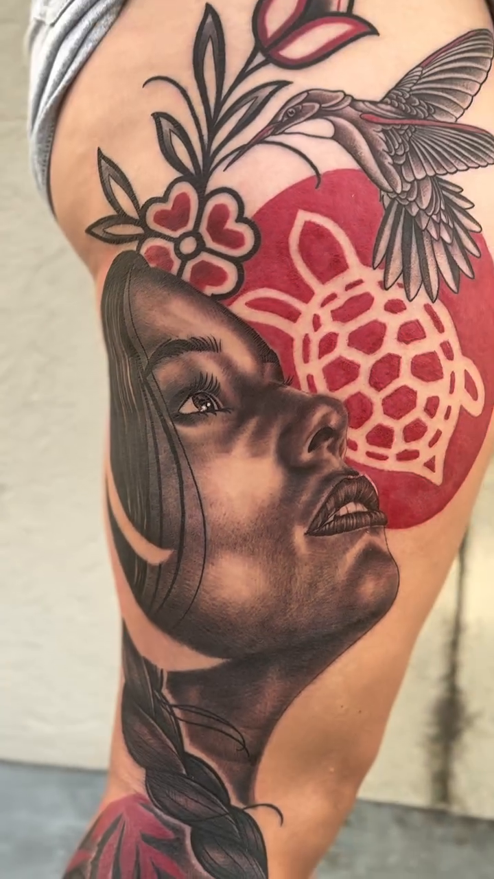 Tattoo by @tattooswithdee — realism, black_and_grey