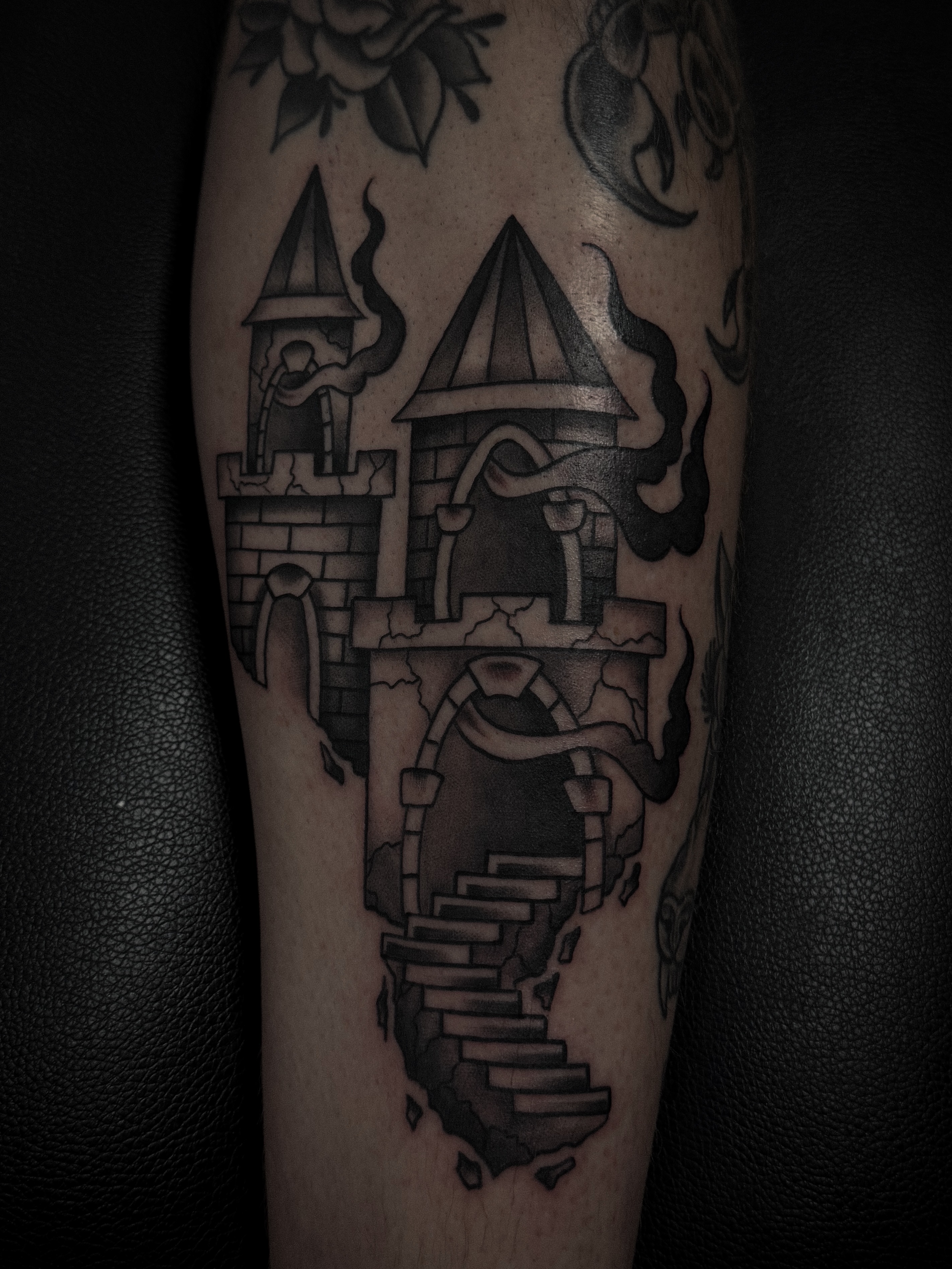 Tattoo by @sydneybulmer.tattoos — black_and_grey