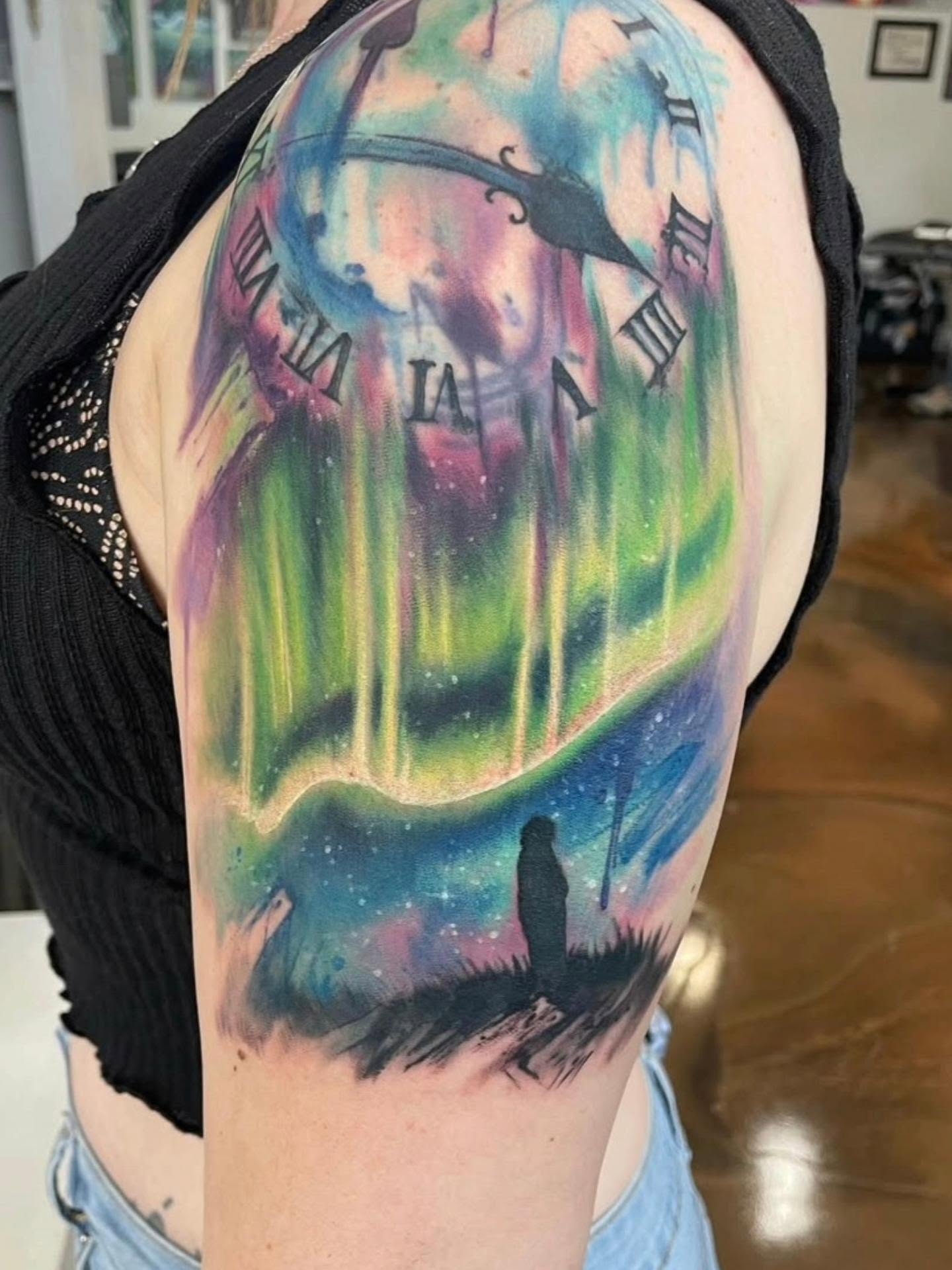 Tattoo by @tatgunjoe — watercolor, realism
