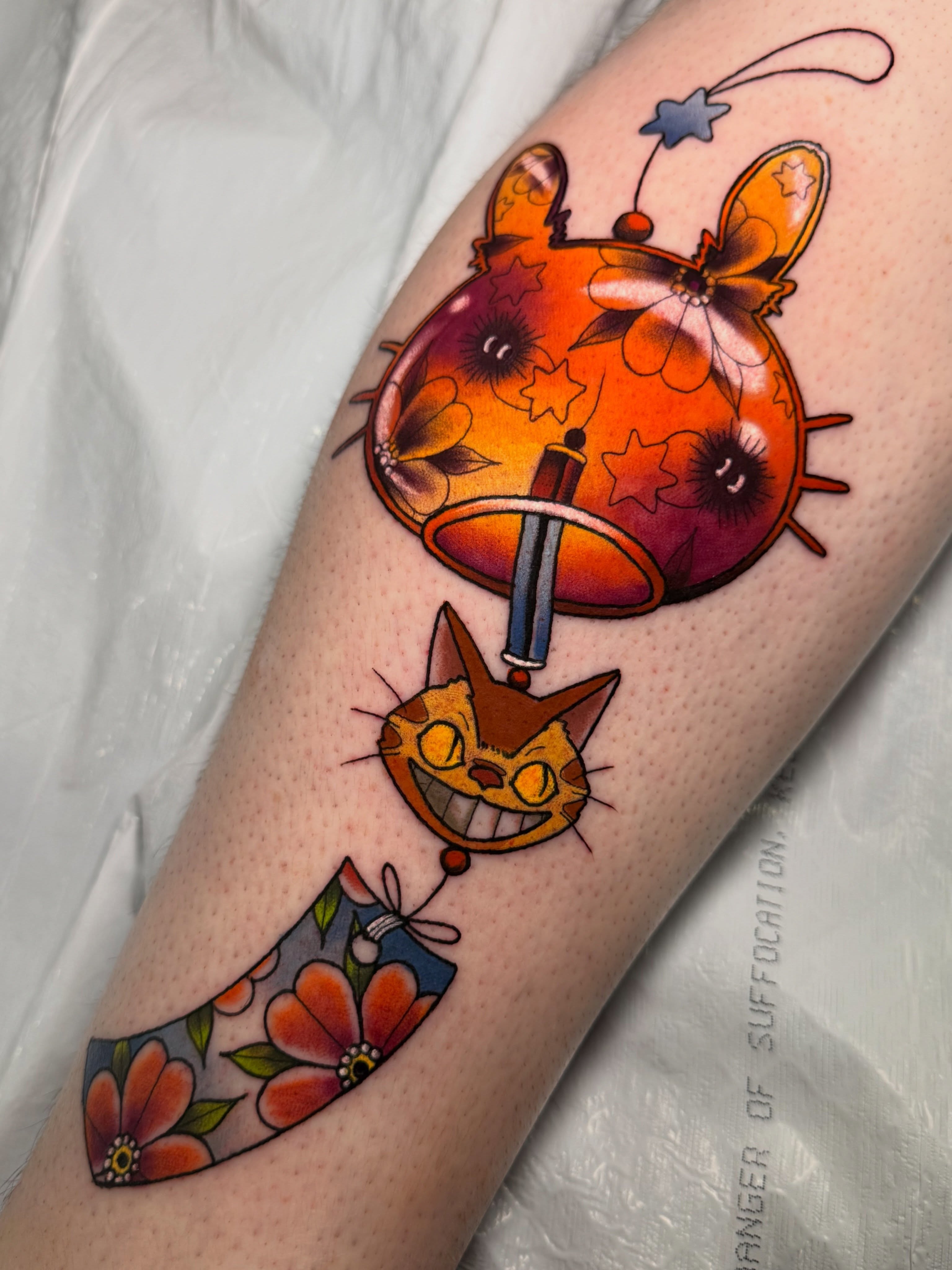 Tattoo by @darien.alexandra — american_traditional, dotwork