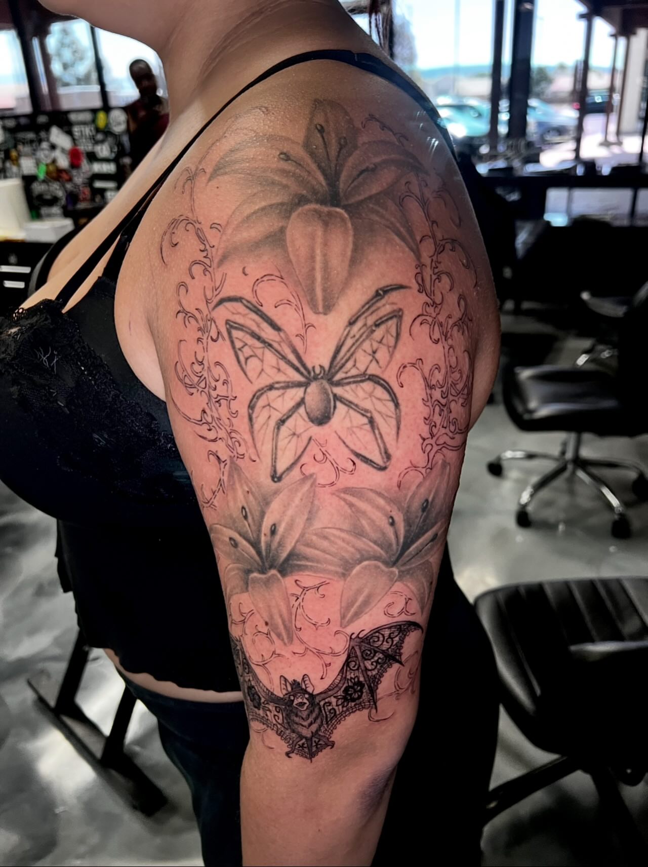 Tattoo by @marztattz — black_and_grey, realism