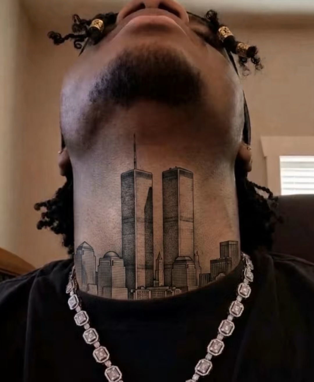 Cityscape black and grey tattoo on the neck by πͺππππ π¨ππππππ
ππ π΅π, West Hempstead, New York