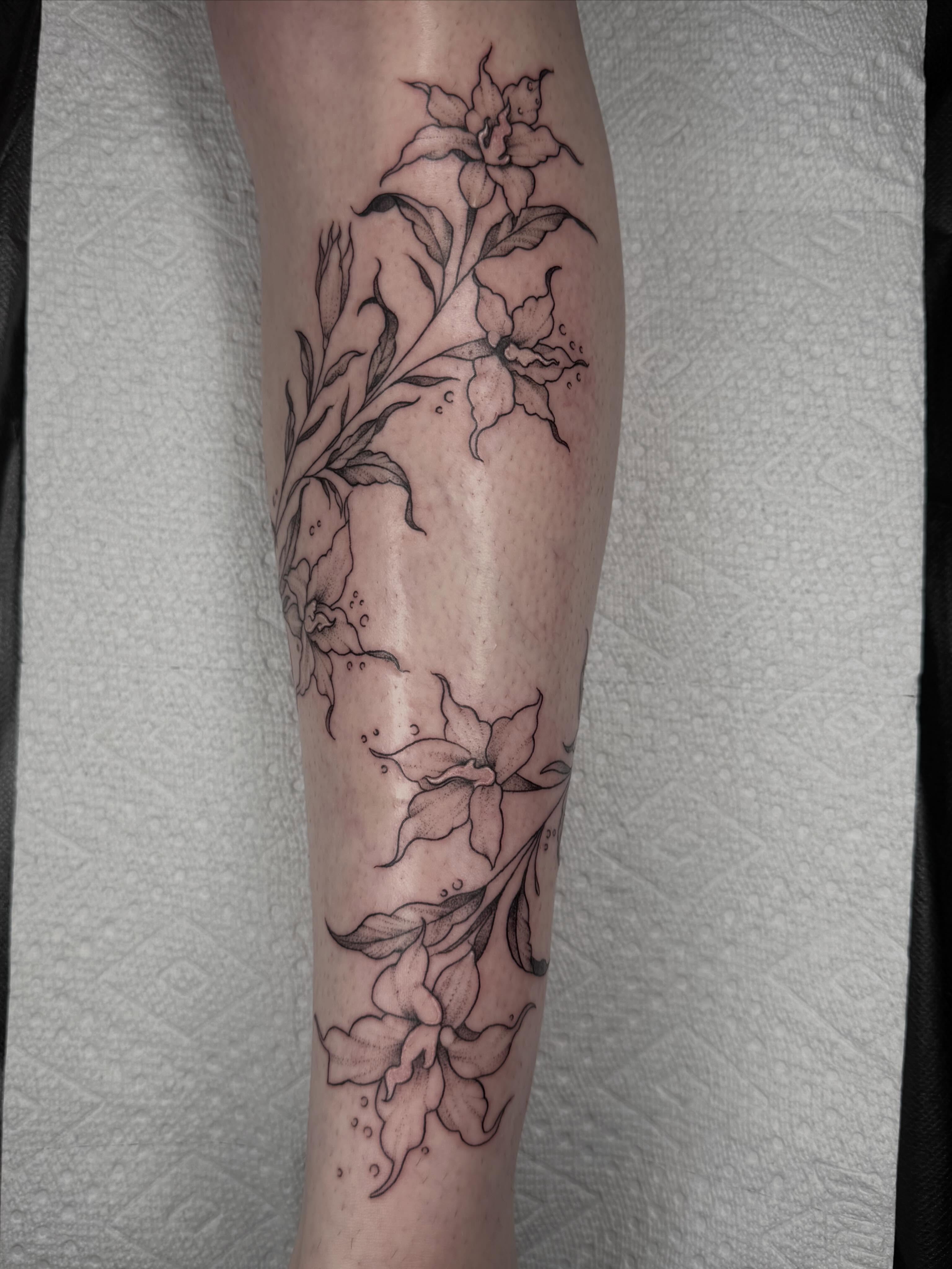 Tattoo by @whip_spurstattoo — black_and_grey