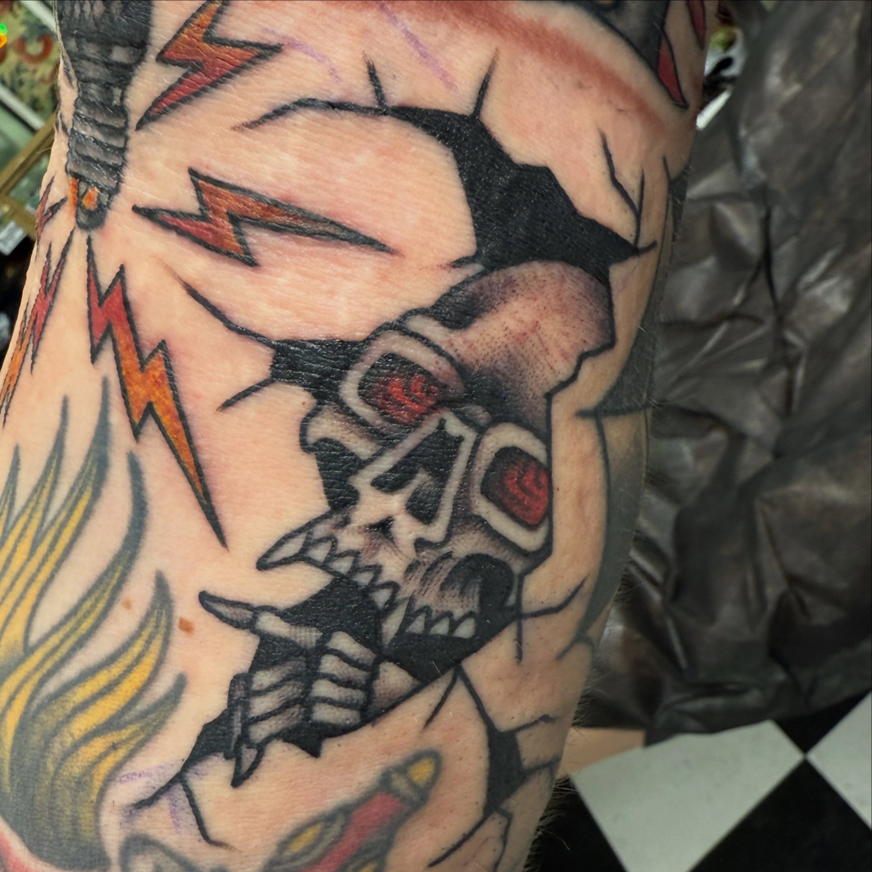 Tattoo by @sterlingknows.how — american_traditional, black_and_grey