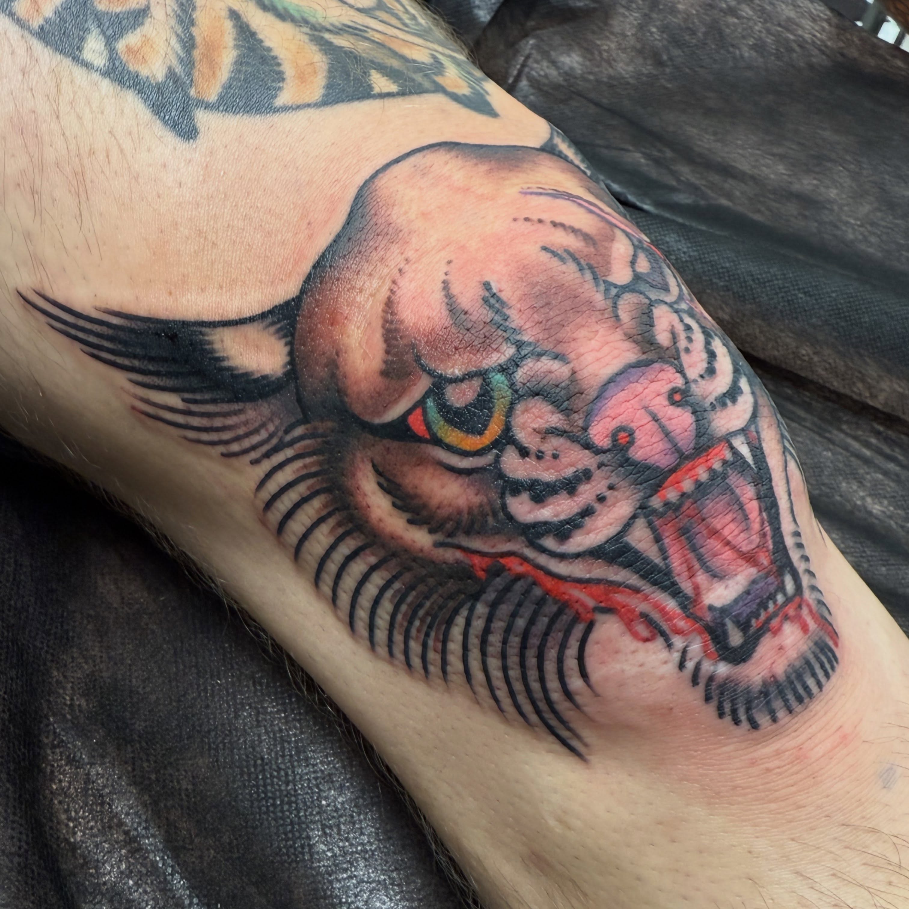 Tattoo by @sterlingknows.how — american_traditional, realism