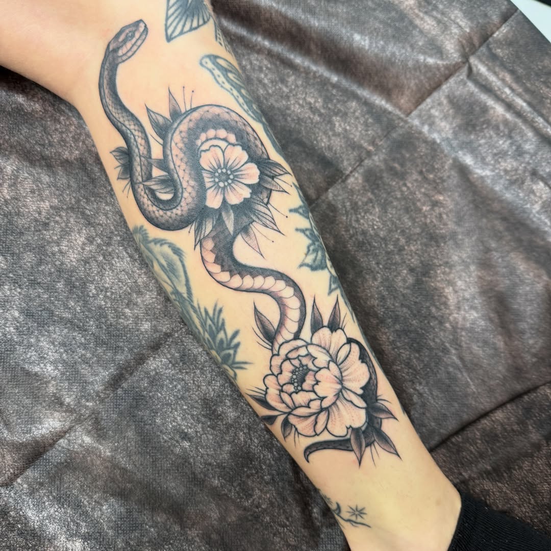Tattoo by @sterlingknows.how — american_traditional, black_and_grey
