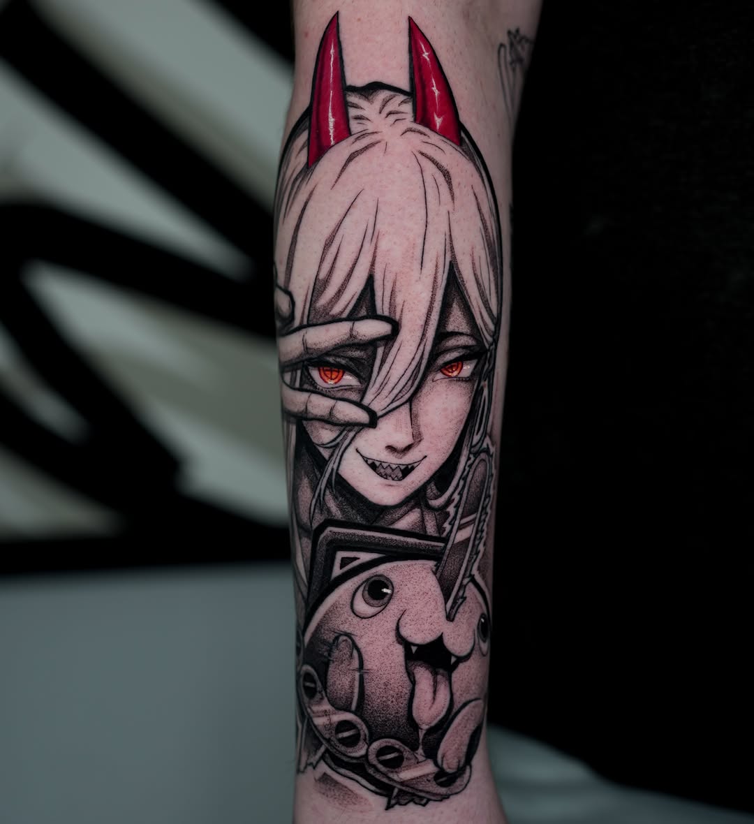 Tattoo by @cante_ink_ — anime, realism