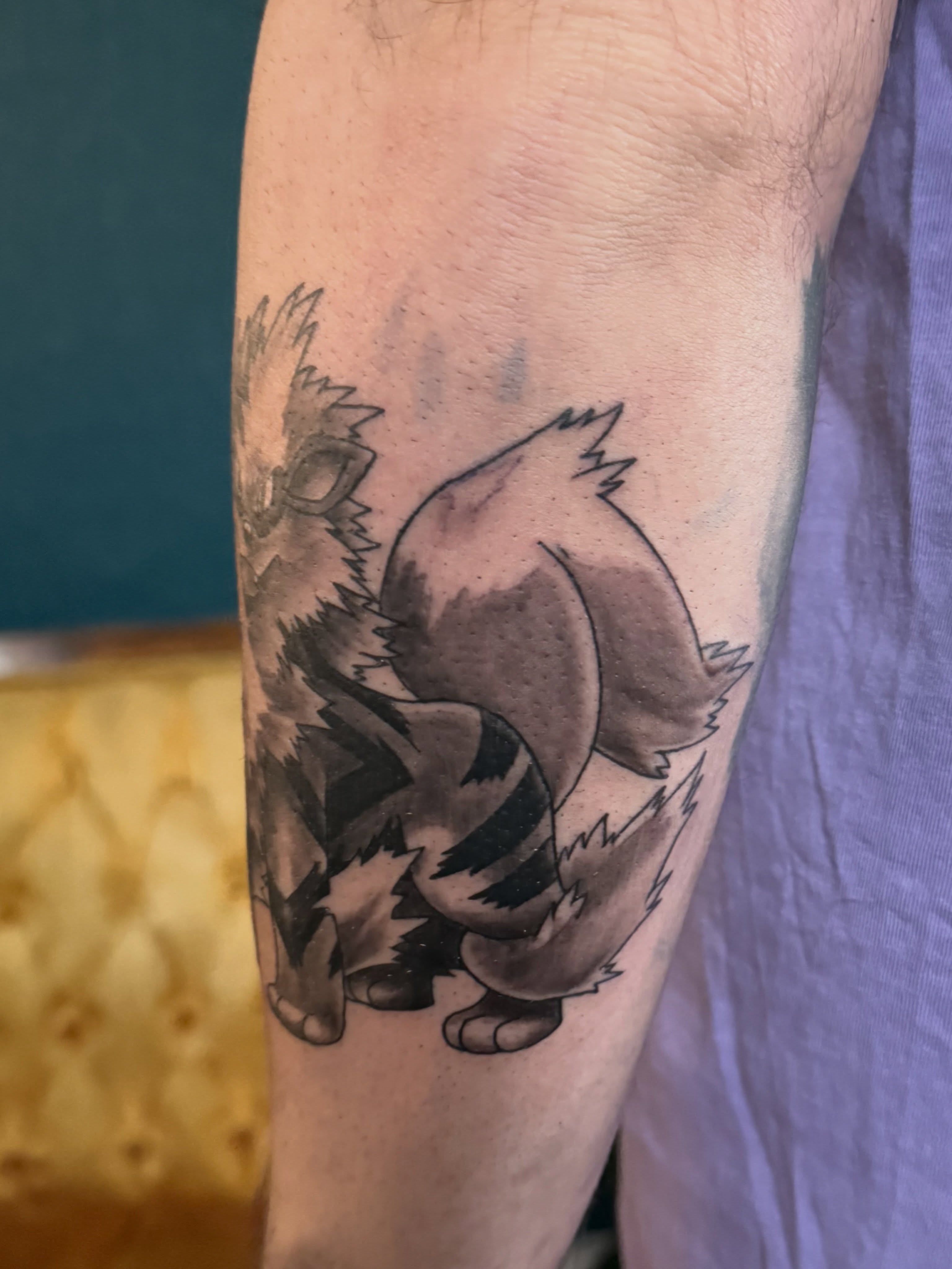 Tattoo by @jenniweer — black_and_grey