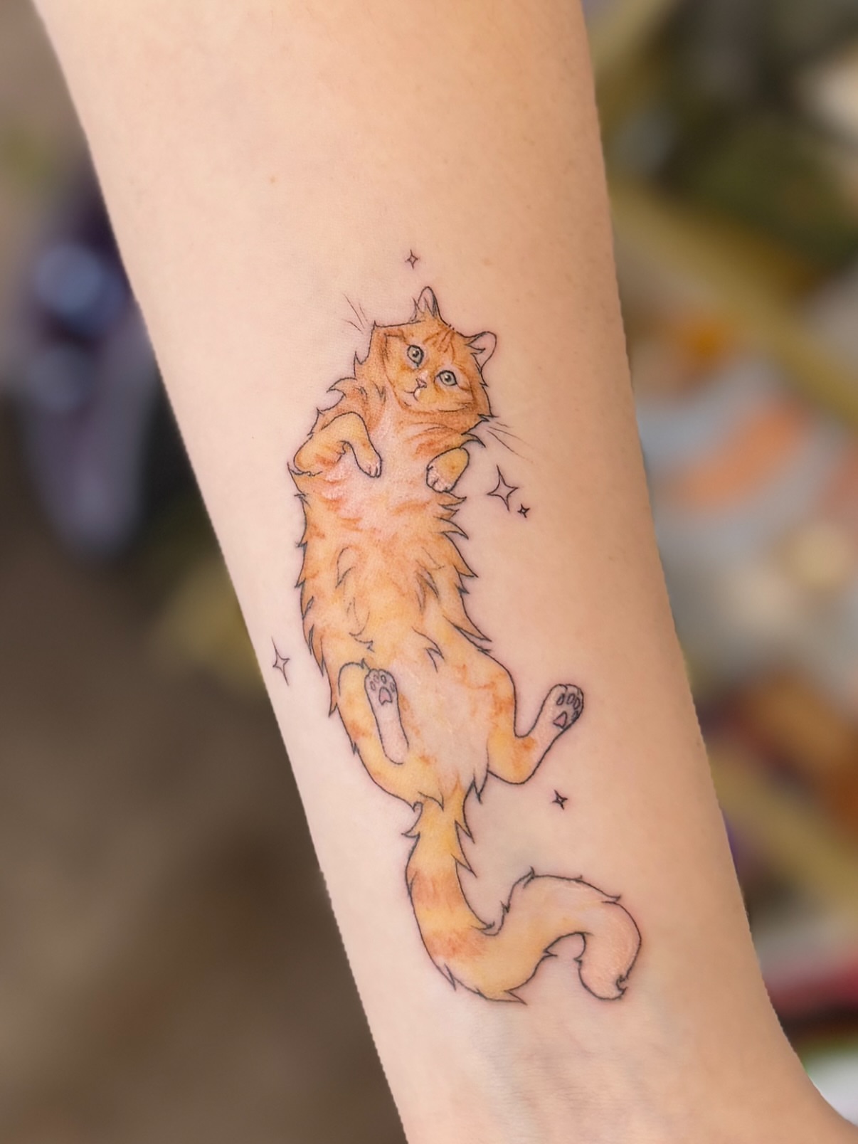 Tattoo by @midnight.aries.art — watercolor