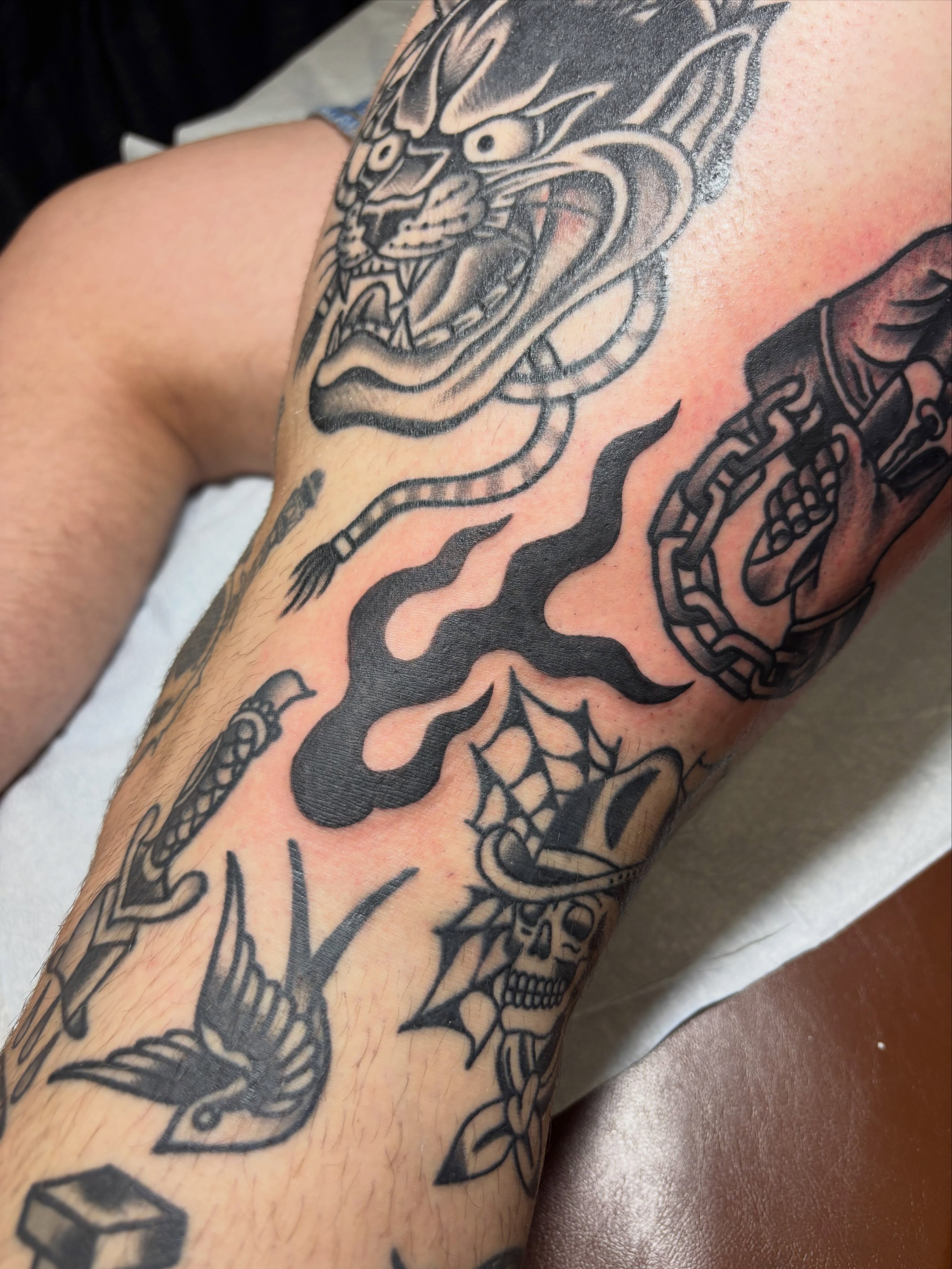 Tattoo by @bb.tatt00s — american_traditional, black_and_grey