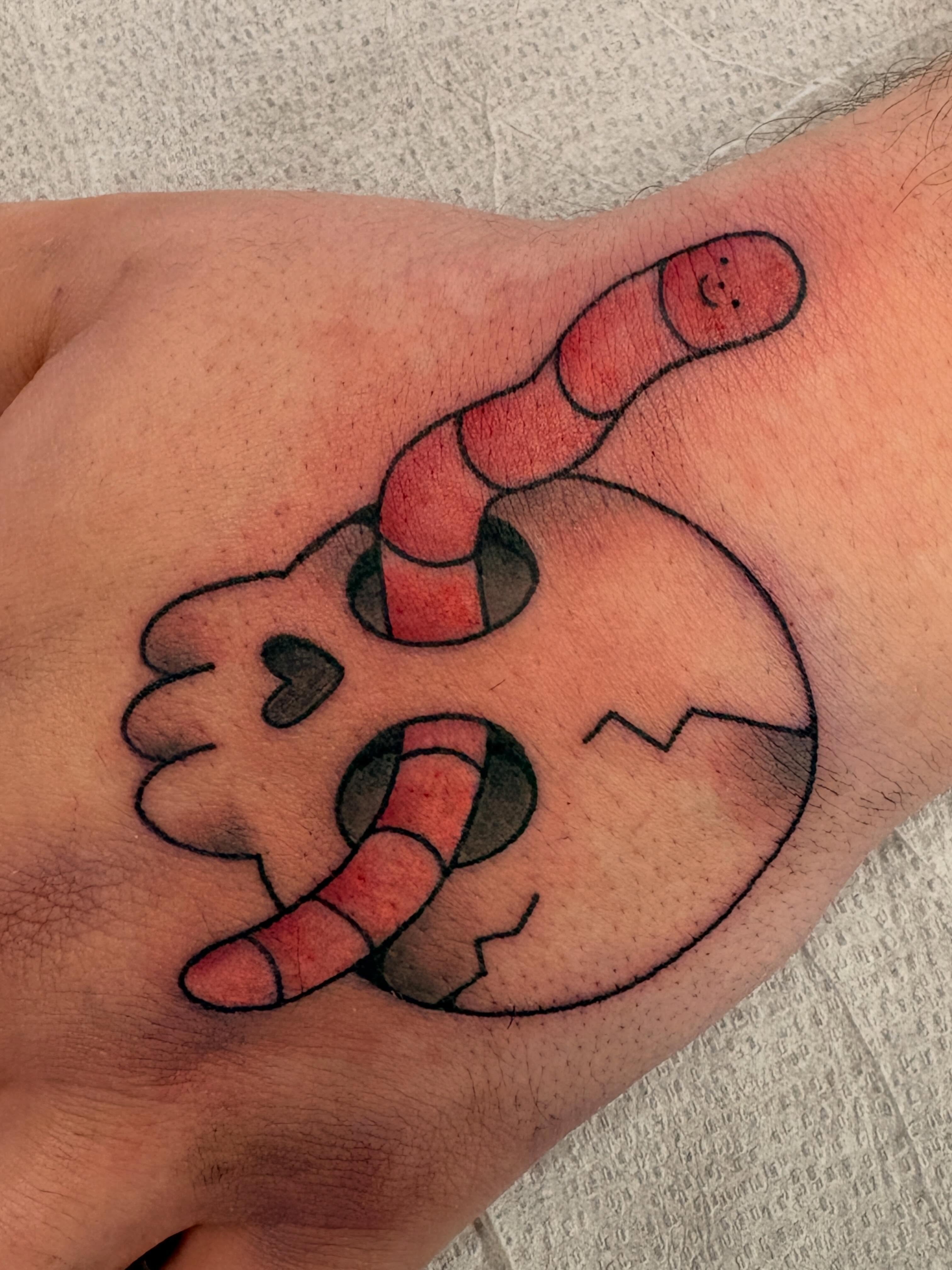 Tattoo by @shrimpfran โ anime