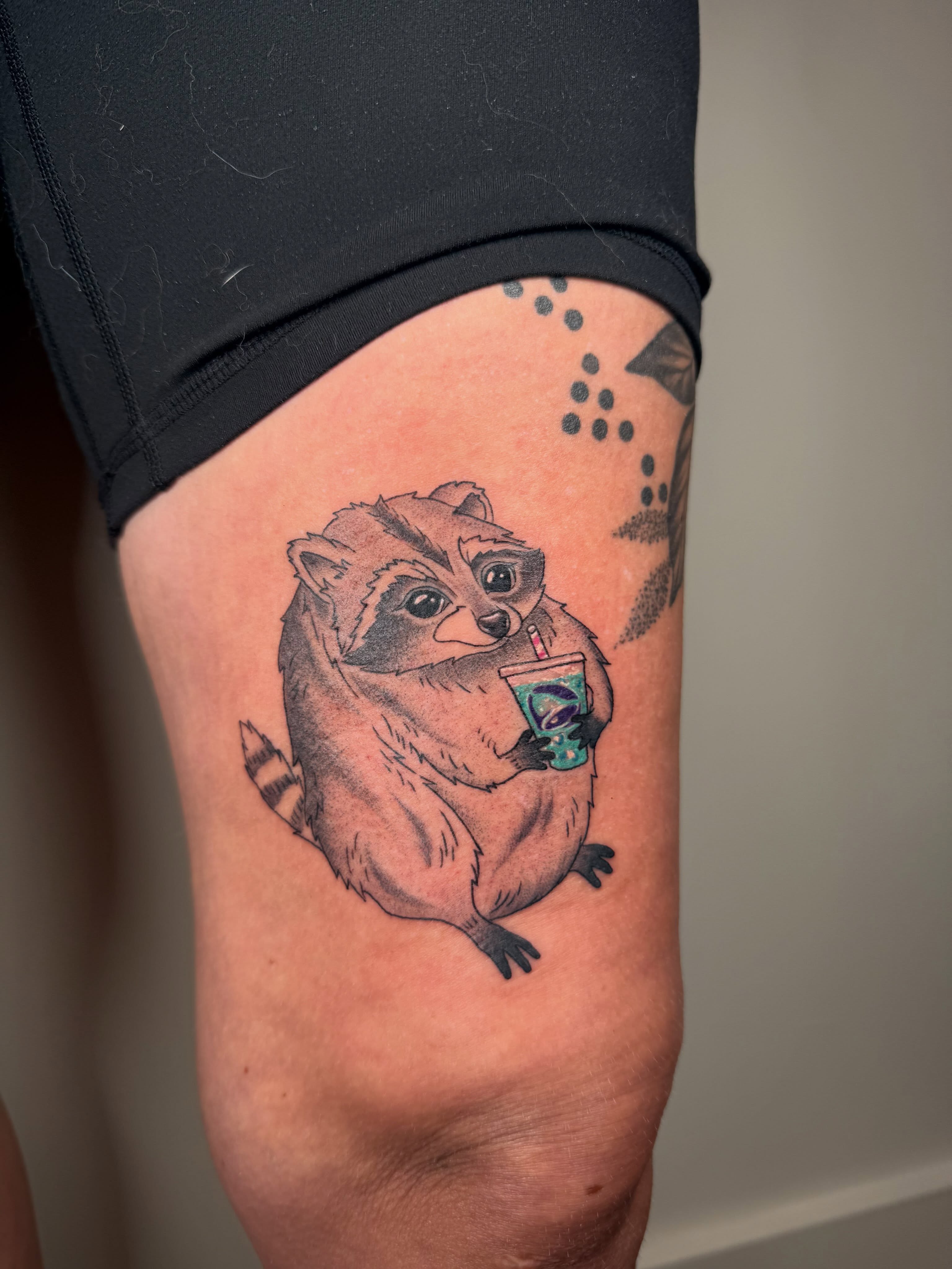 Tattoo by @blackopalinktattoos โ dotwork