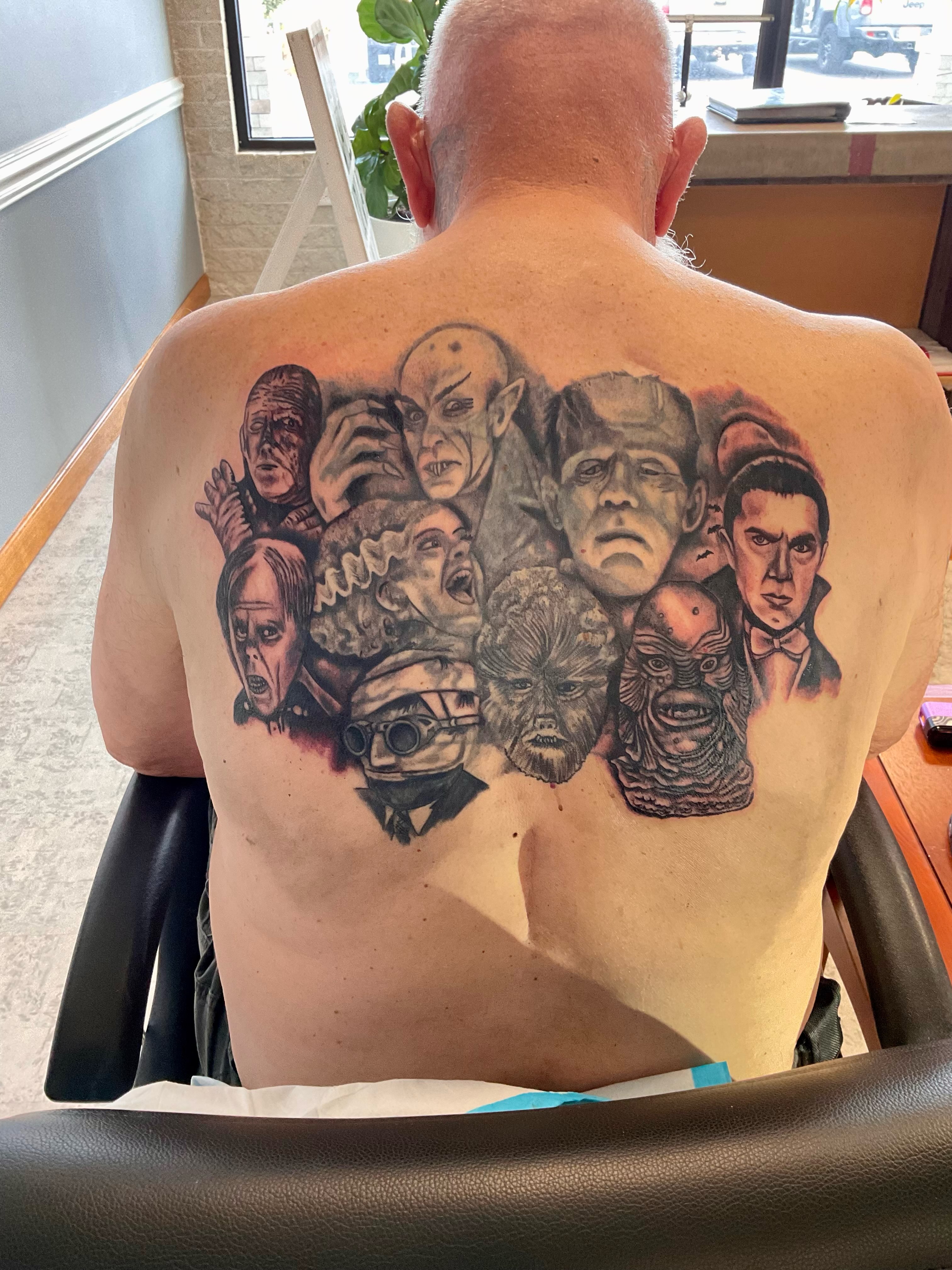 Tattoo by @permanentpicturestattoo โ black_and_grey, realism