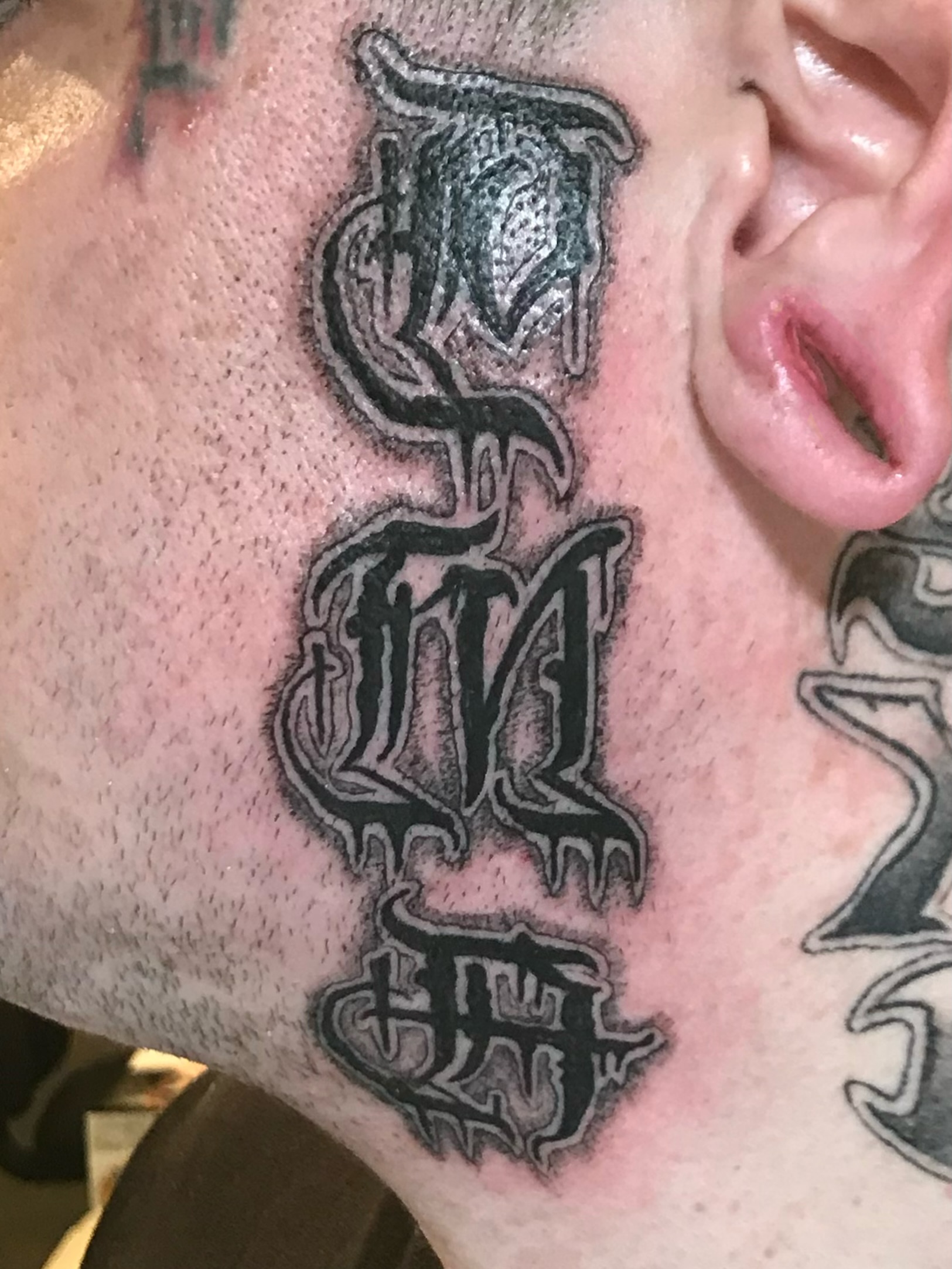Tattoo by @corylarge — black_and_grey