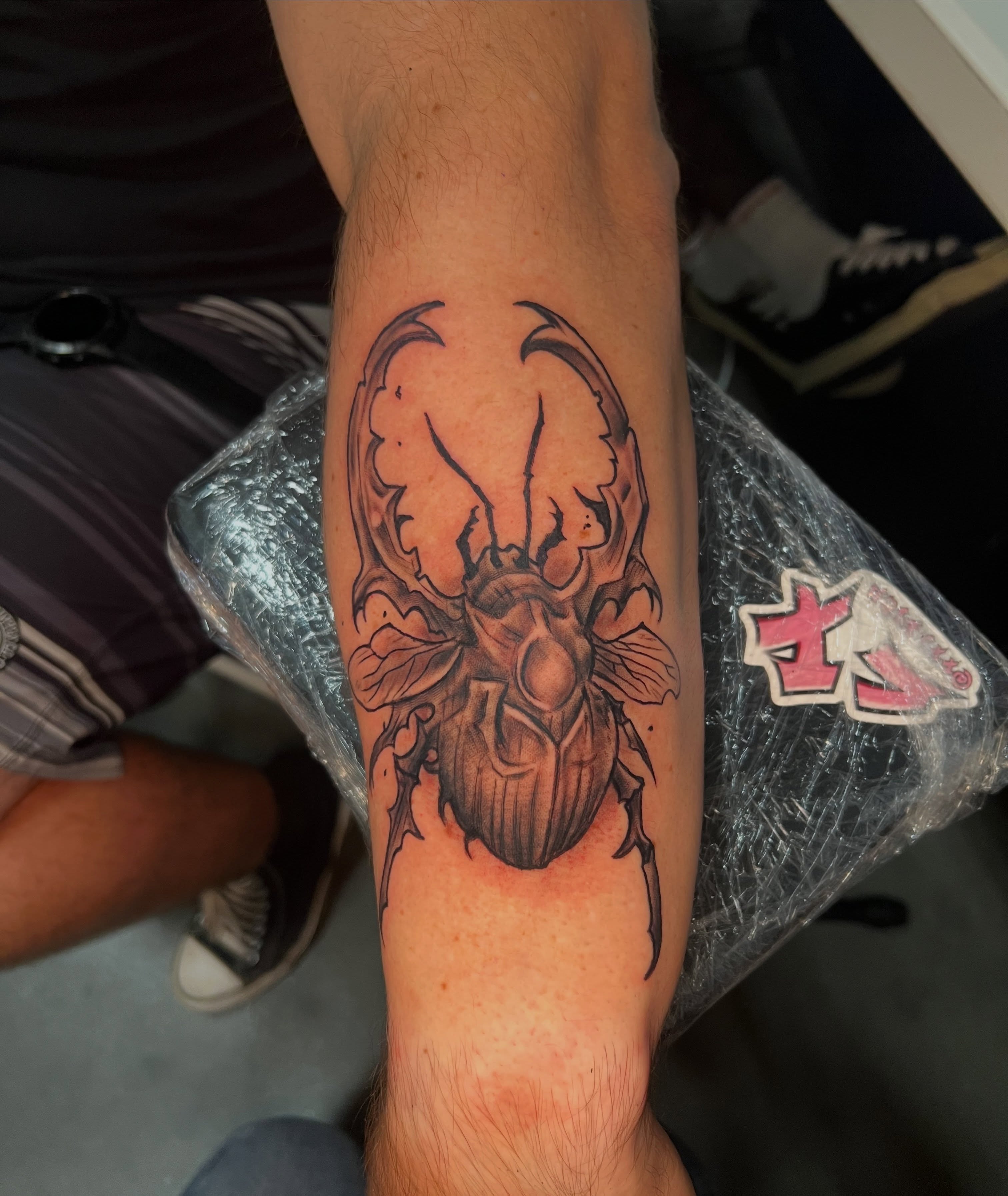 Tattoo by @xxreigh — black_and_grey