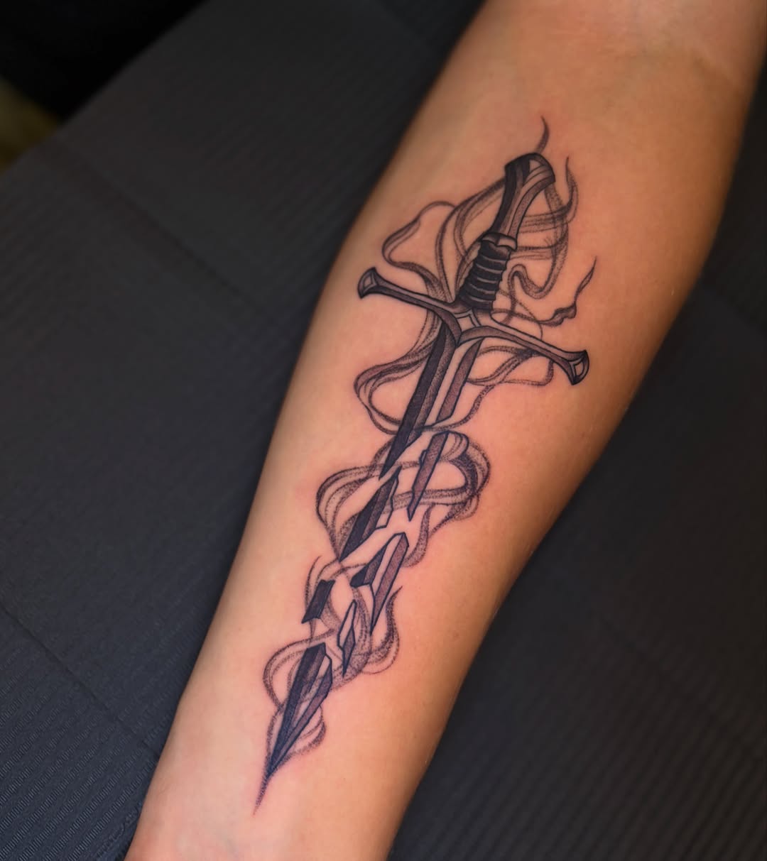 Tattoo by @artbyjessieb — black_and_grey