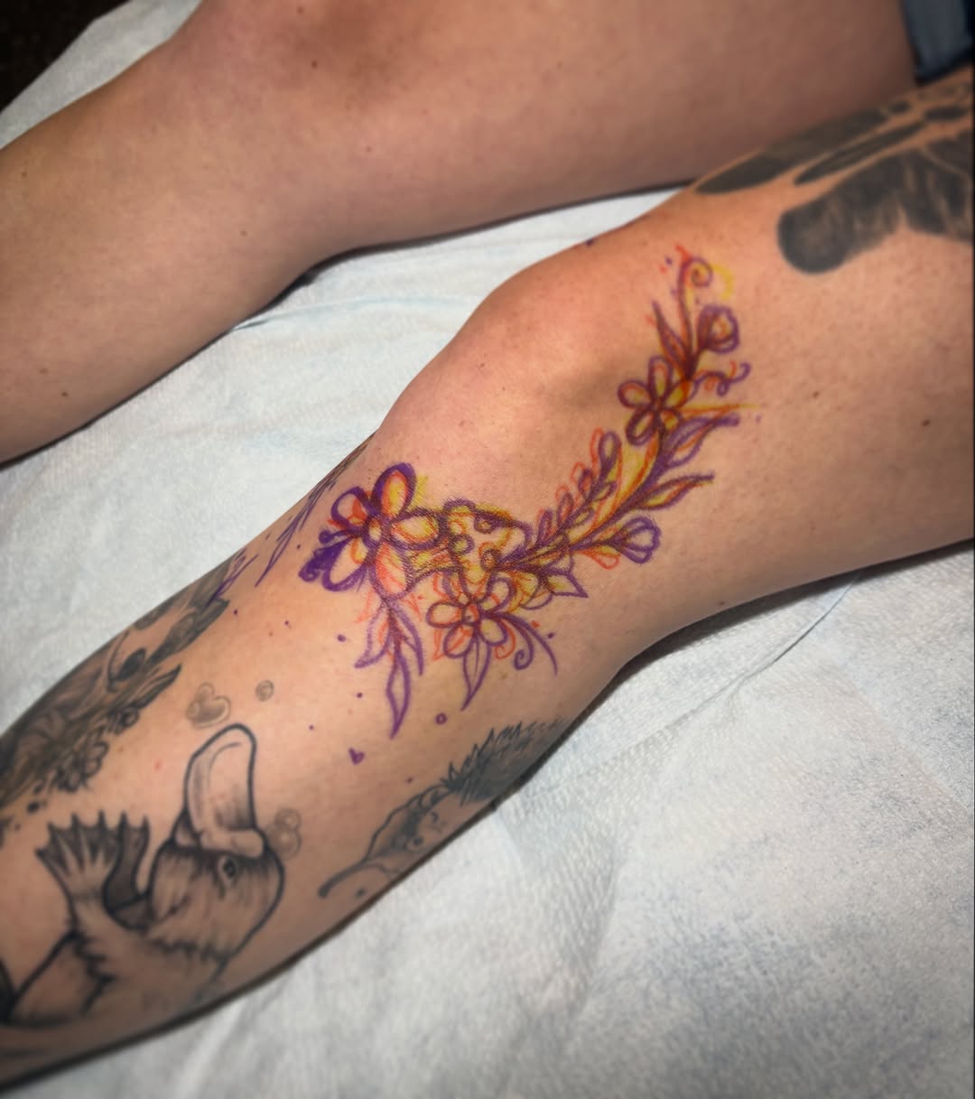 Tattoo by @acmtattoo — watercolor