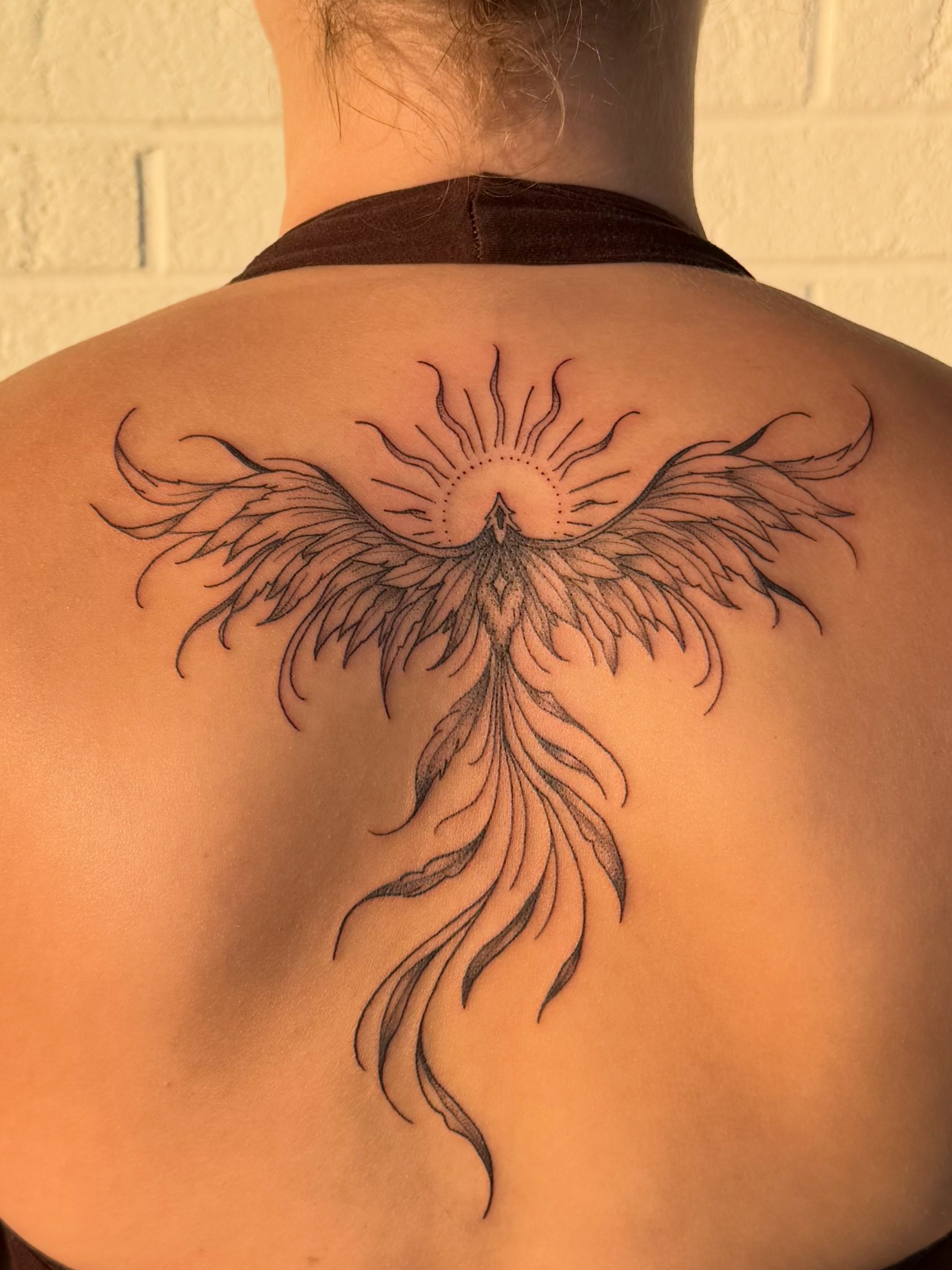Tattoo by @oddratink — black_and_grey