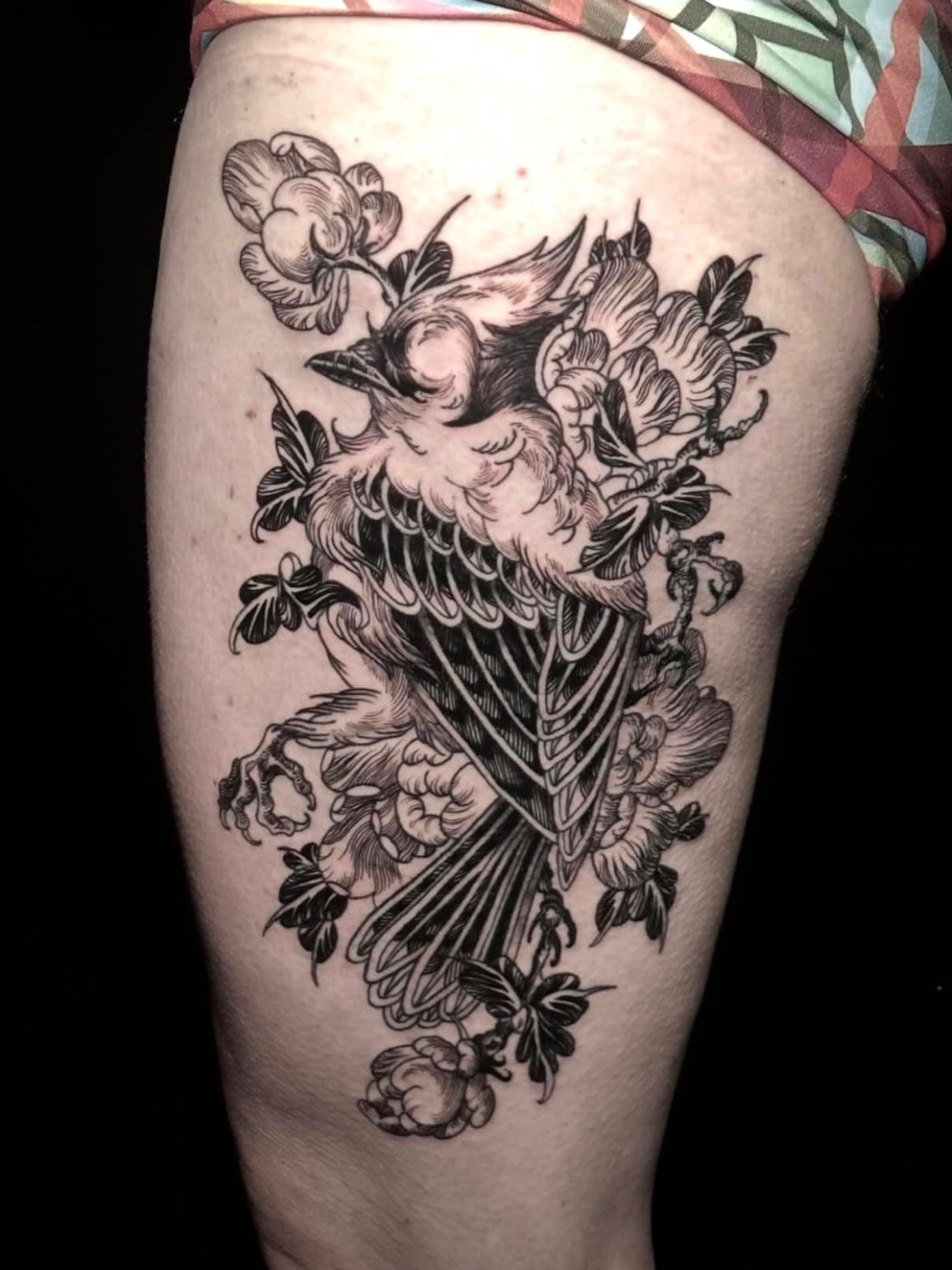 Tattoo by @micxortiz.tattoo — black_and_grey