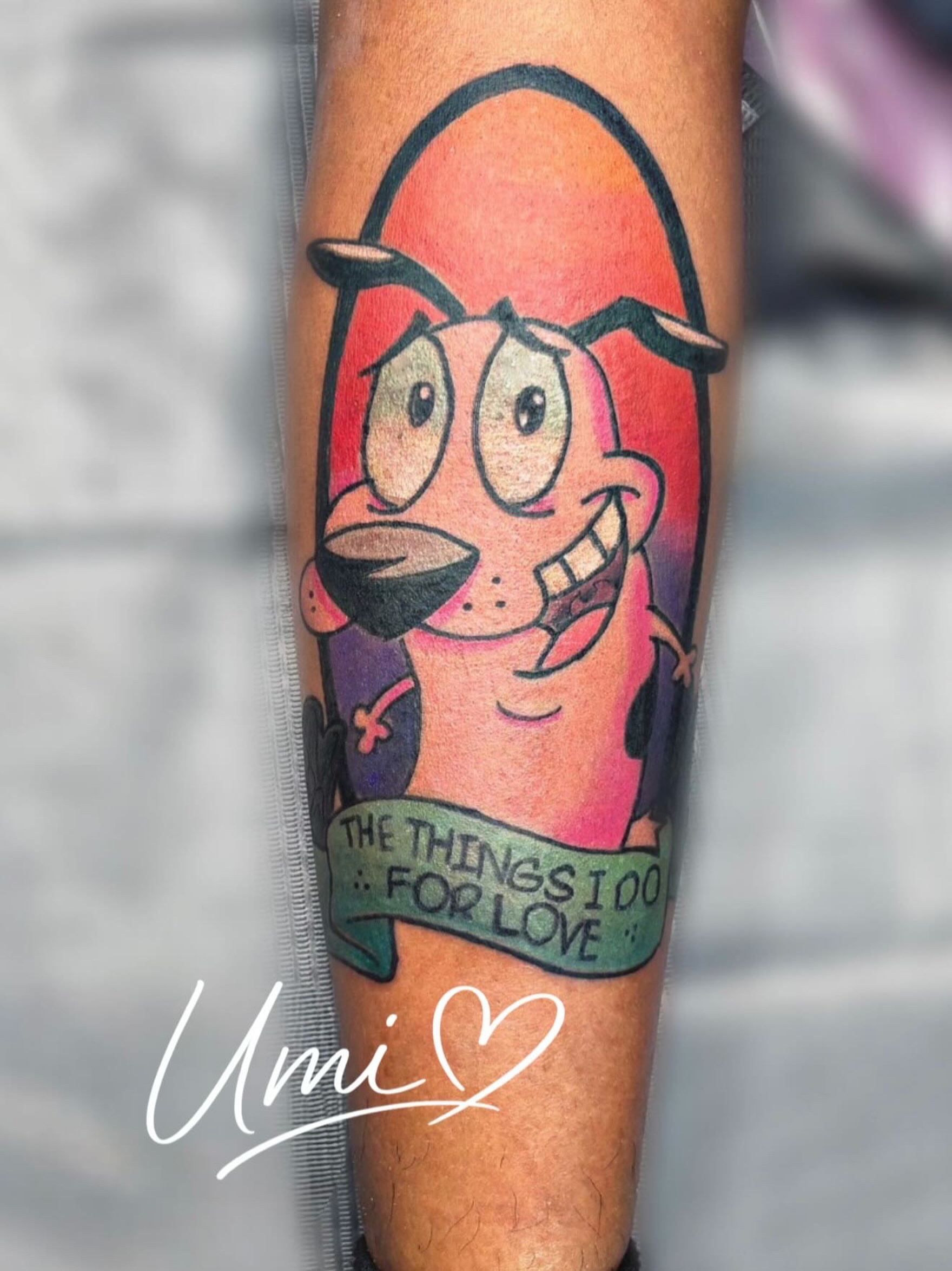 Dexter new school tattoo on the forearm by UMI πΈ