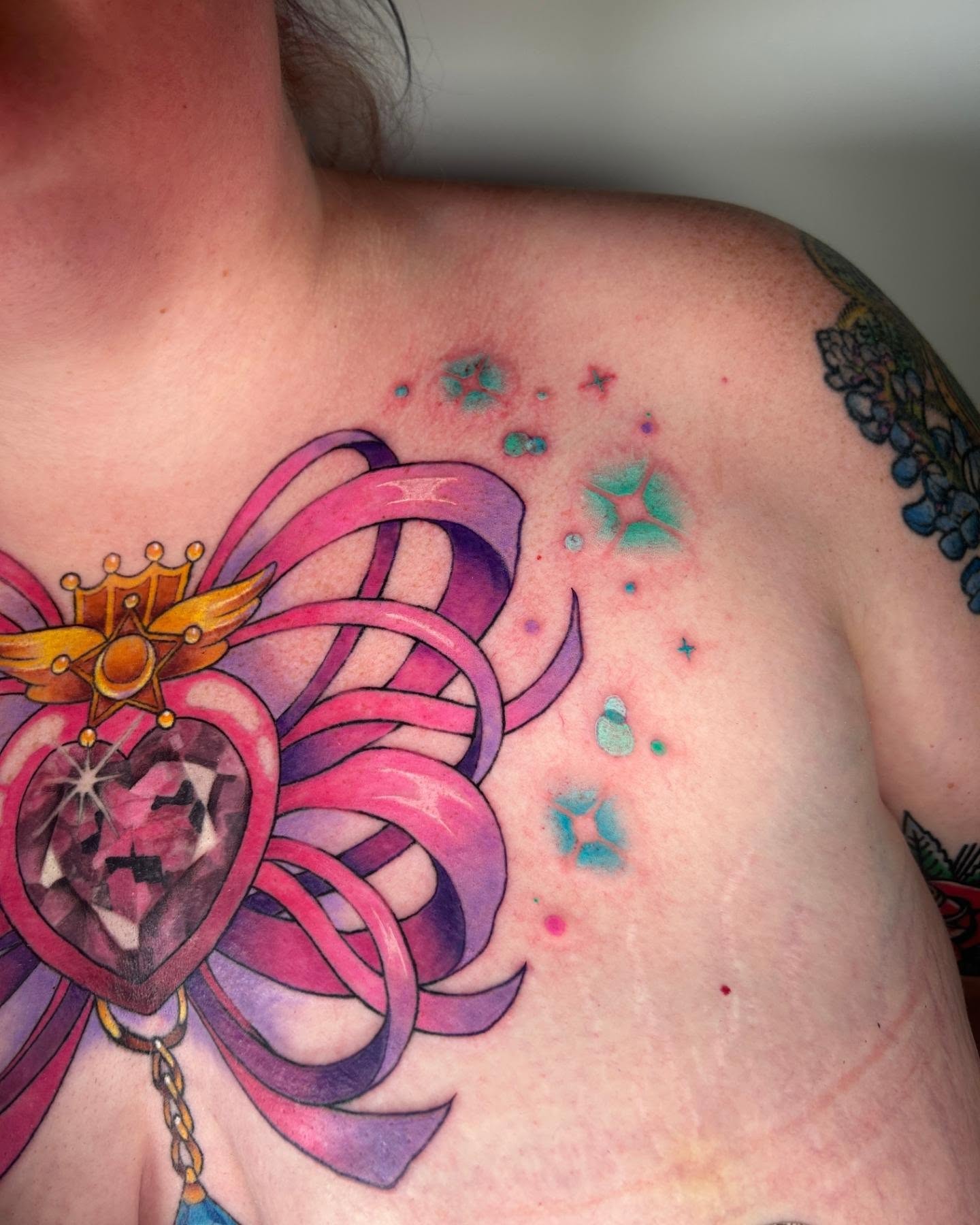 Tattoo by @chloemarietattoos โ watercolor