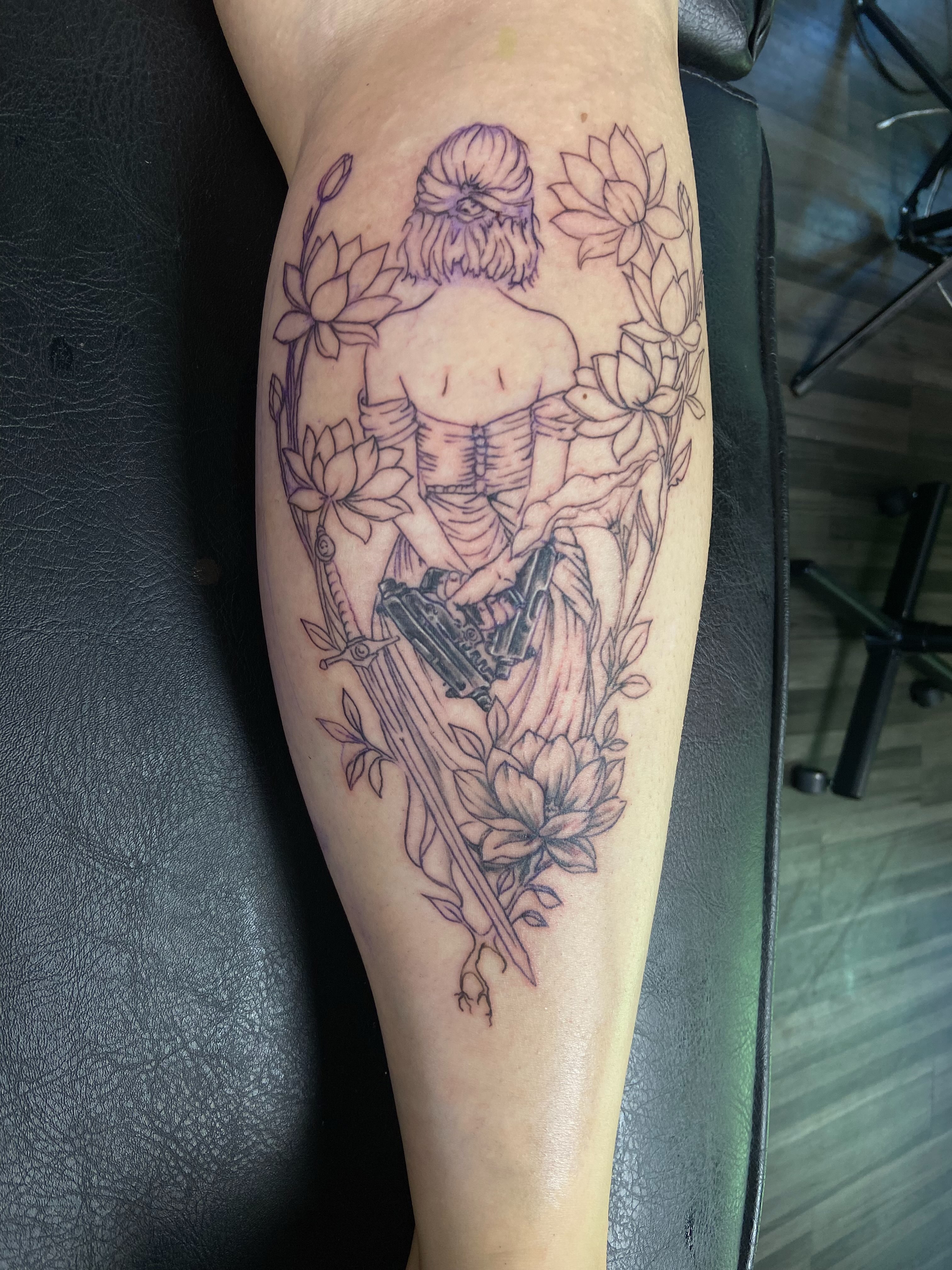 Tattoo by @mikedirty0311 — black_and_grey