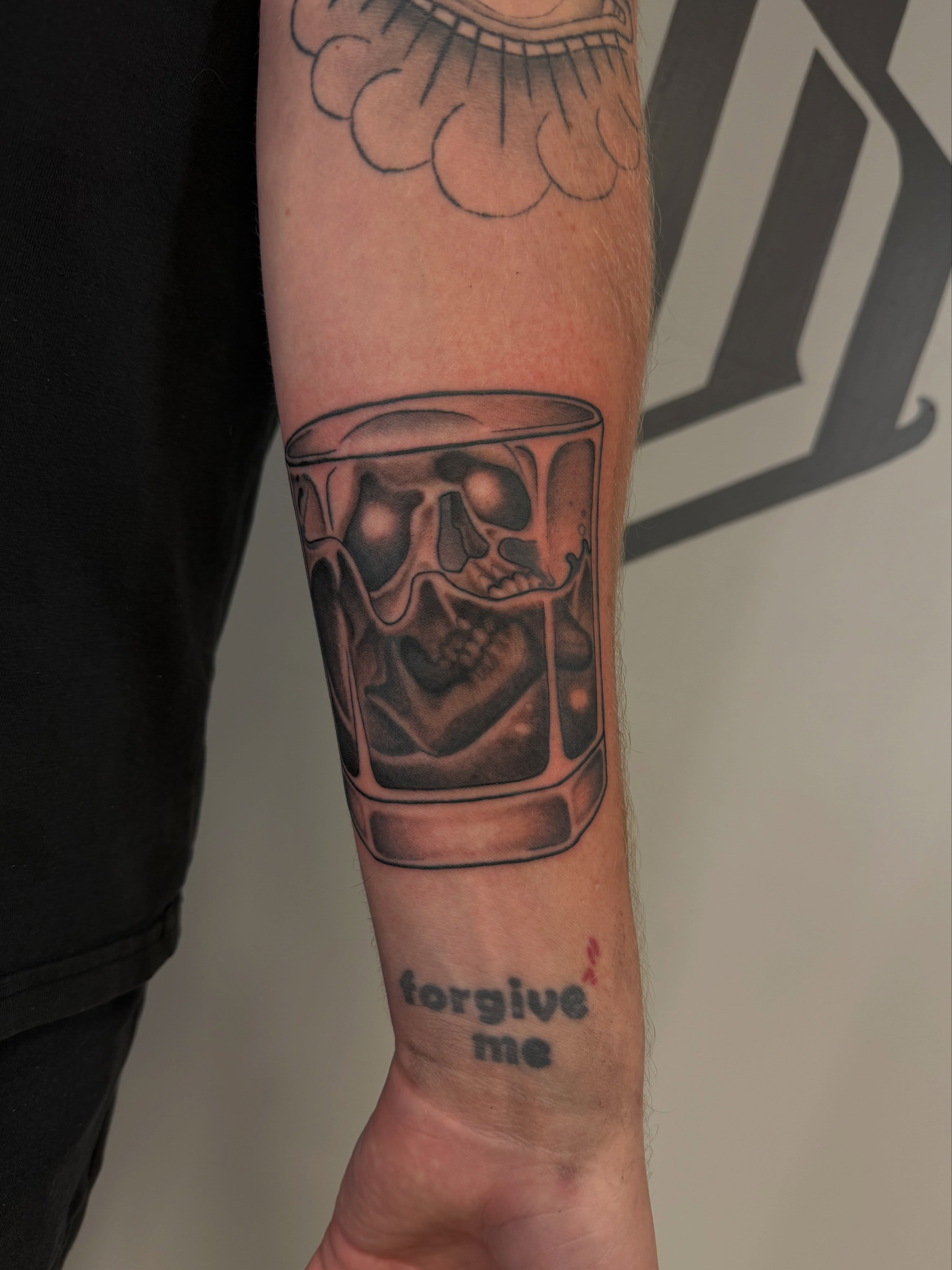 Tattoo by @afondi — black_and_grey, realism