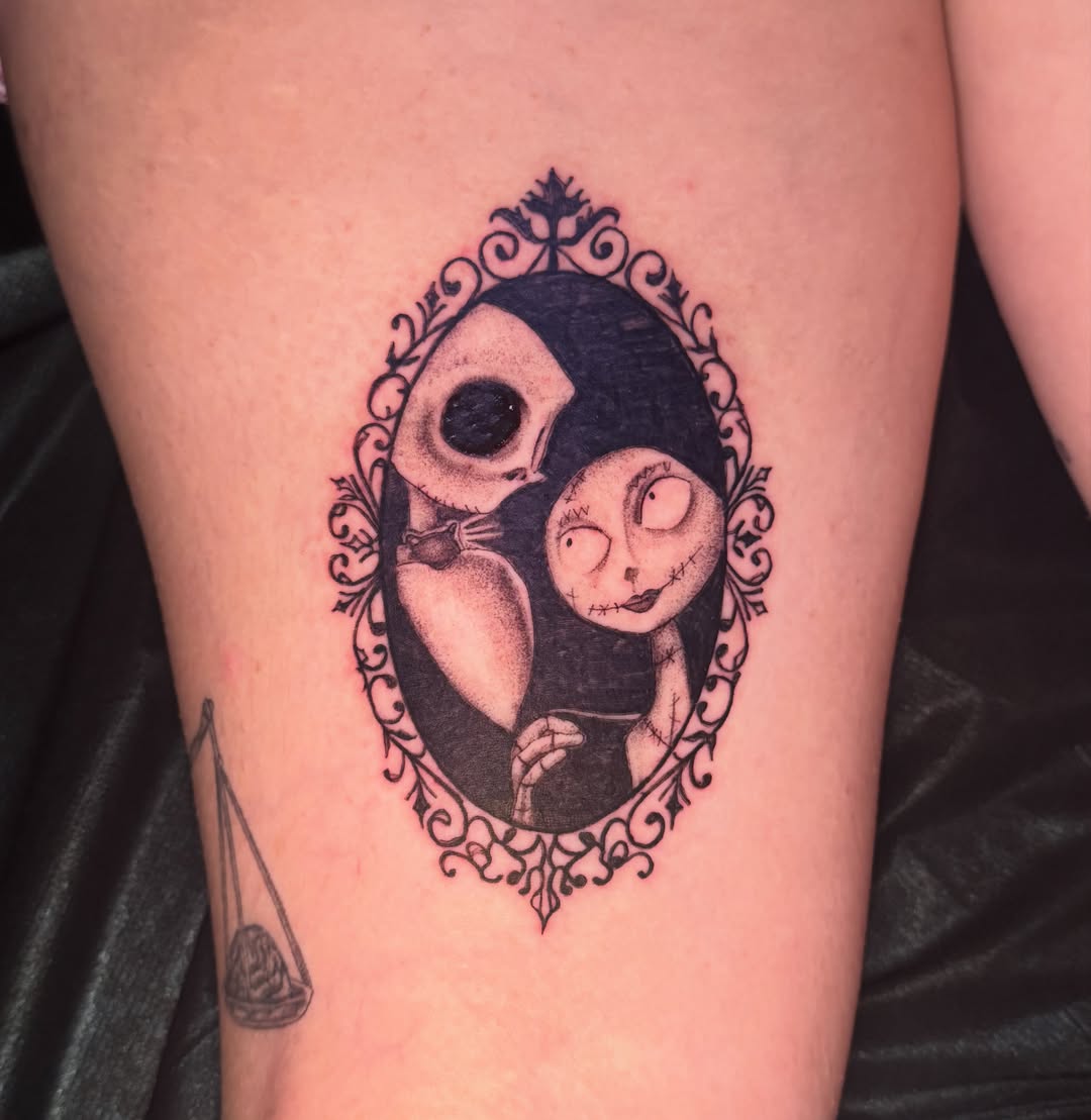 Tattoo by @ninelivestvttoo β dark_realism, black_and_grey